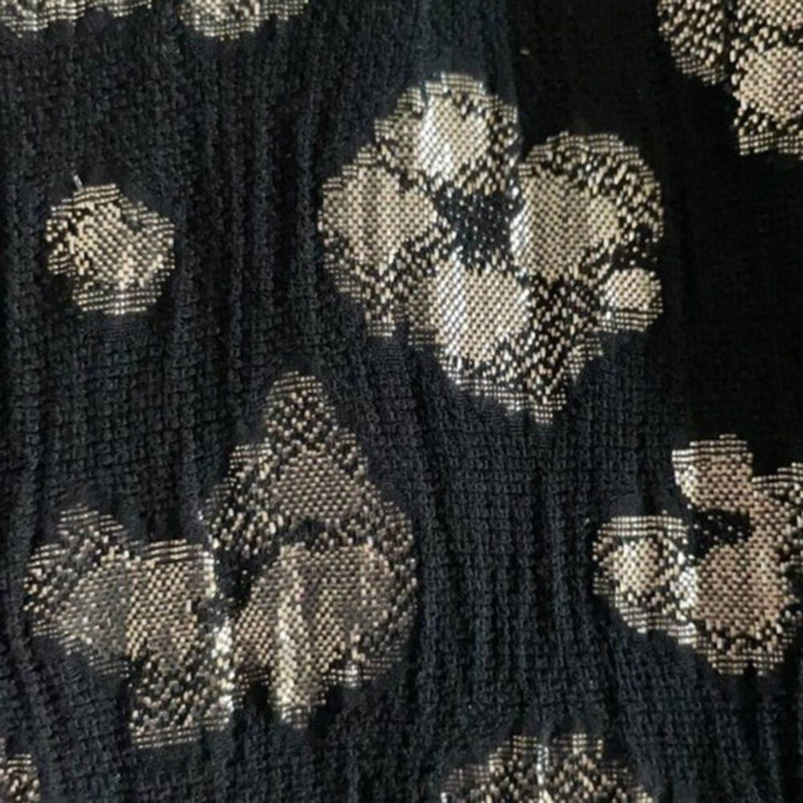 Chloe Chloe sleeveless Blouse black and gold size 4 Size XS / US 0-2 / IT 36-38 - 4 Thumbnail