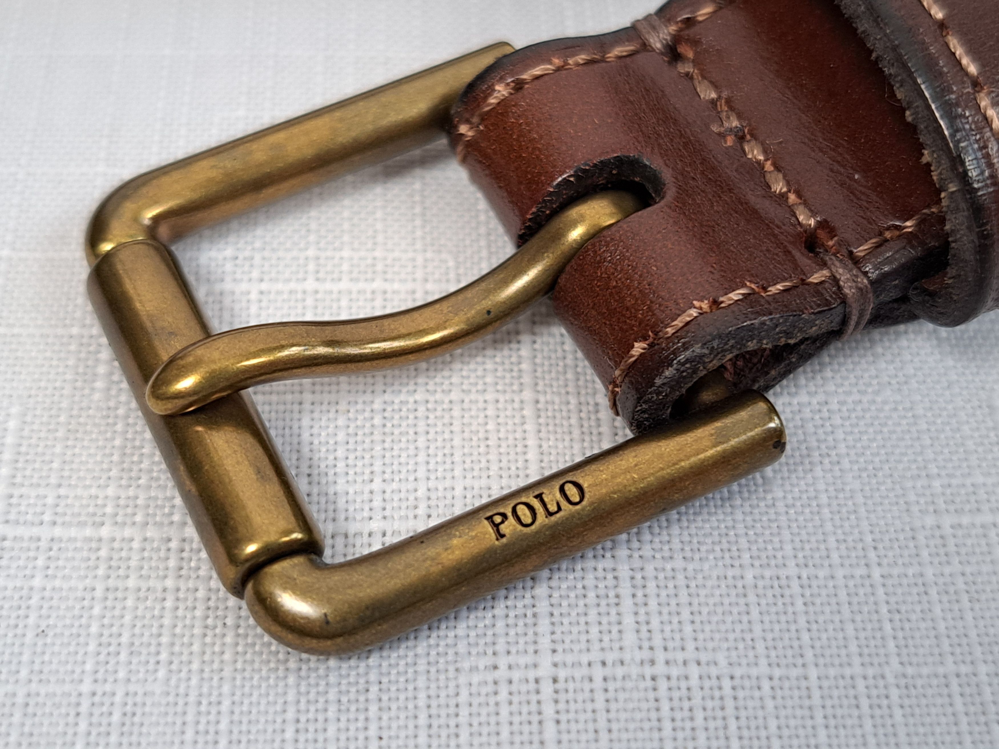 Polo Ralph Lauren Polo Ralph Lauren leather/elastic fabric belt. Size ONE SIZE - 8 Thumbnail