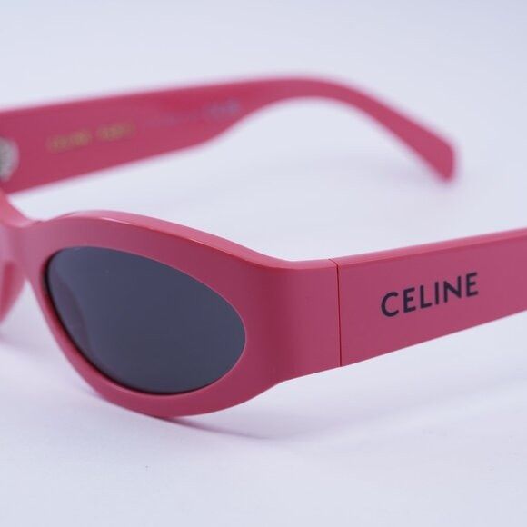 Celine Celine CL40288I MONOCHROMS 74A Sunglasses Shiny Pink Cat Eye Size ONE SIZE - 8 Thumbnail