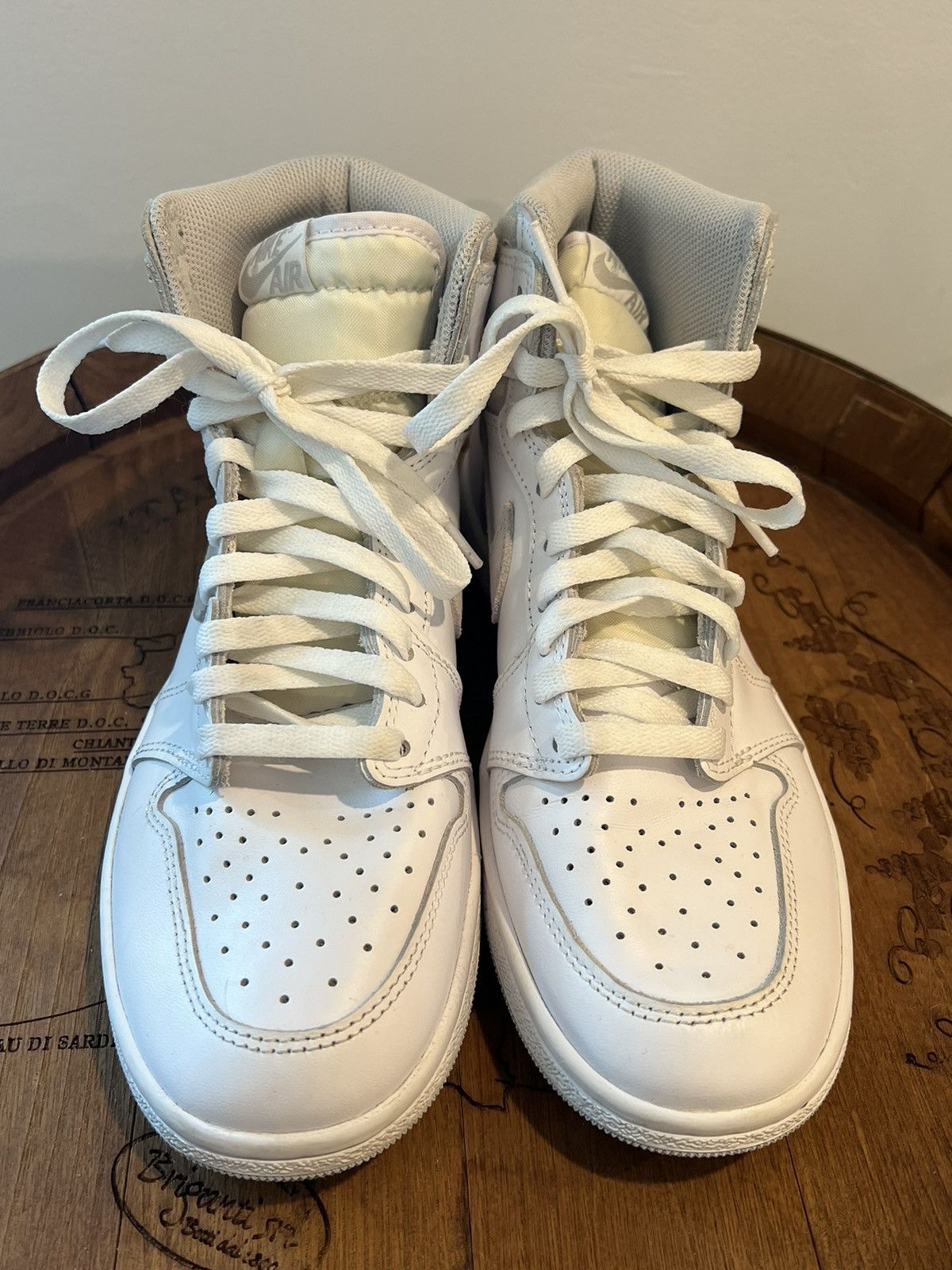 Nike Nike Air Jordan 1 I High Retro OG 85 White Neutral Grey Size US 7.5 / EU 40-41 - 2 Thumbnail