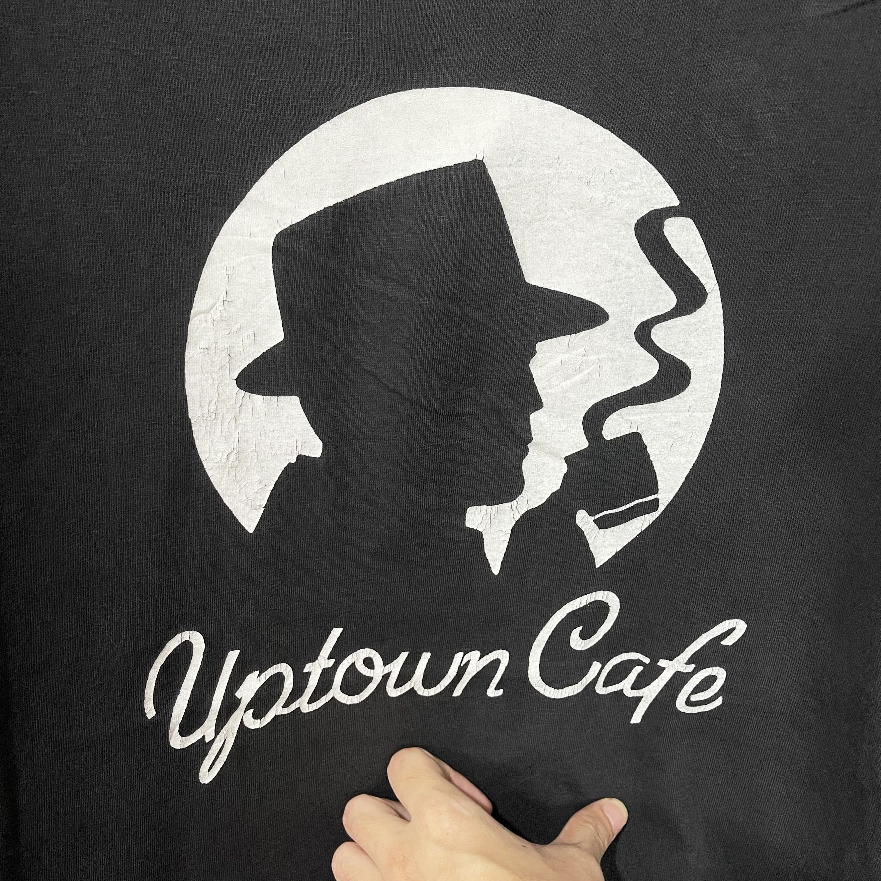 Vintage Vintage 90s Uptown Cafe T-Shirt Size US M / EU 48-50 / 2 - 2 Thumbnail