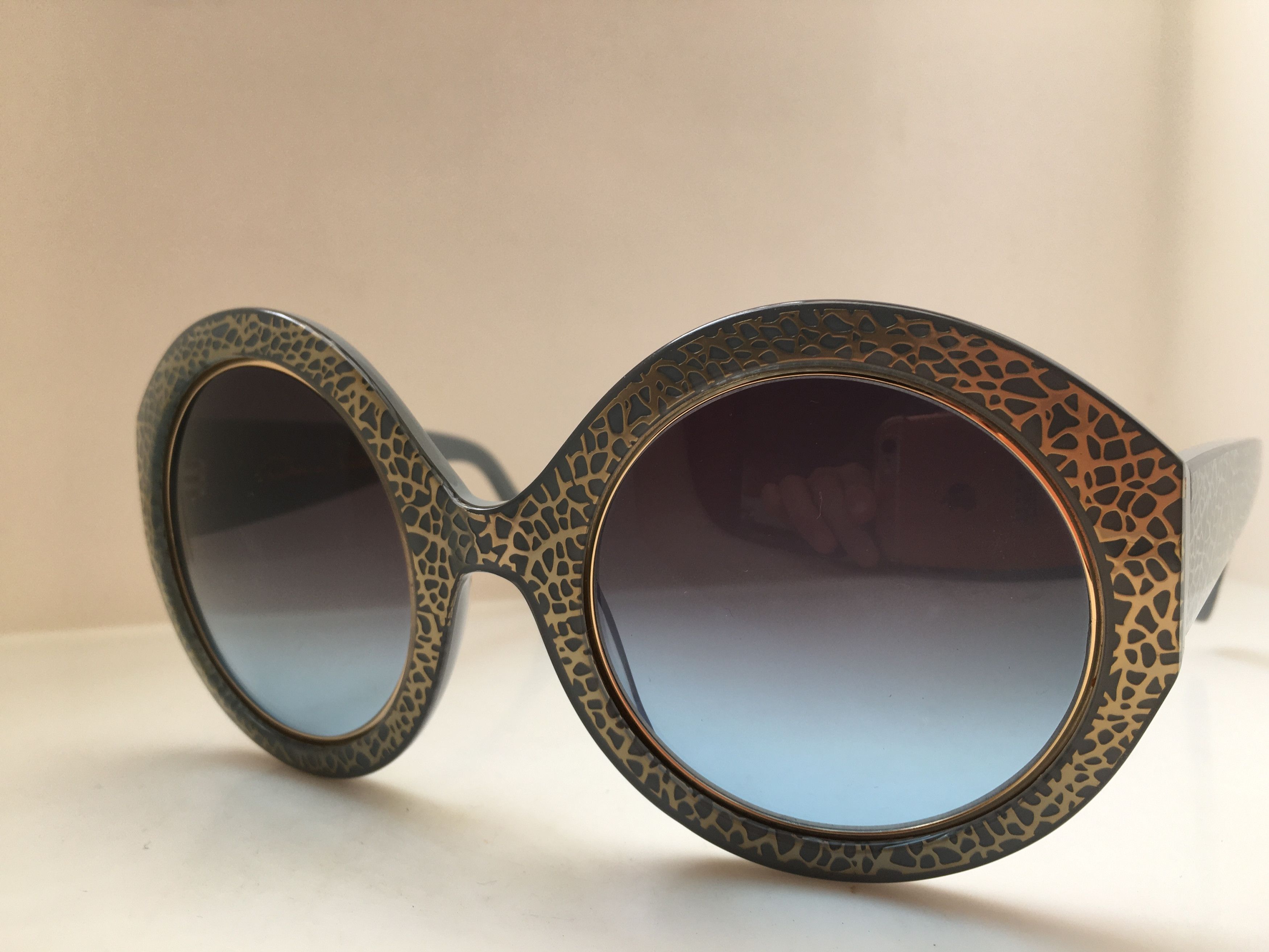 Other Handmade Oversize Round Sunglasses ROCKABILLY Frame Size ONE SIZE - 3 Thumbnail