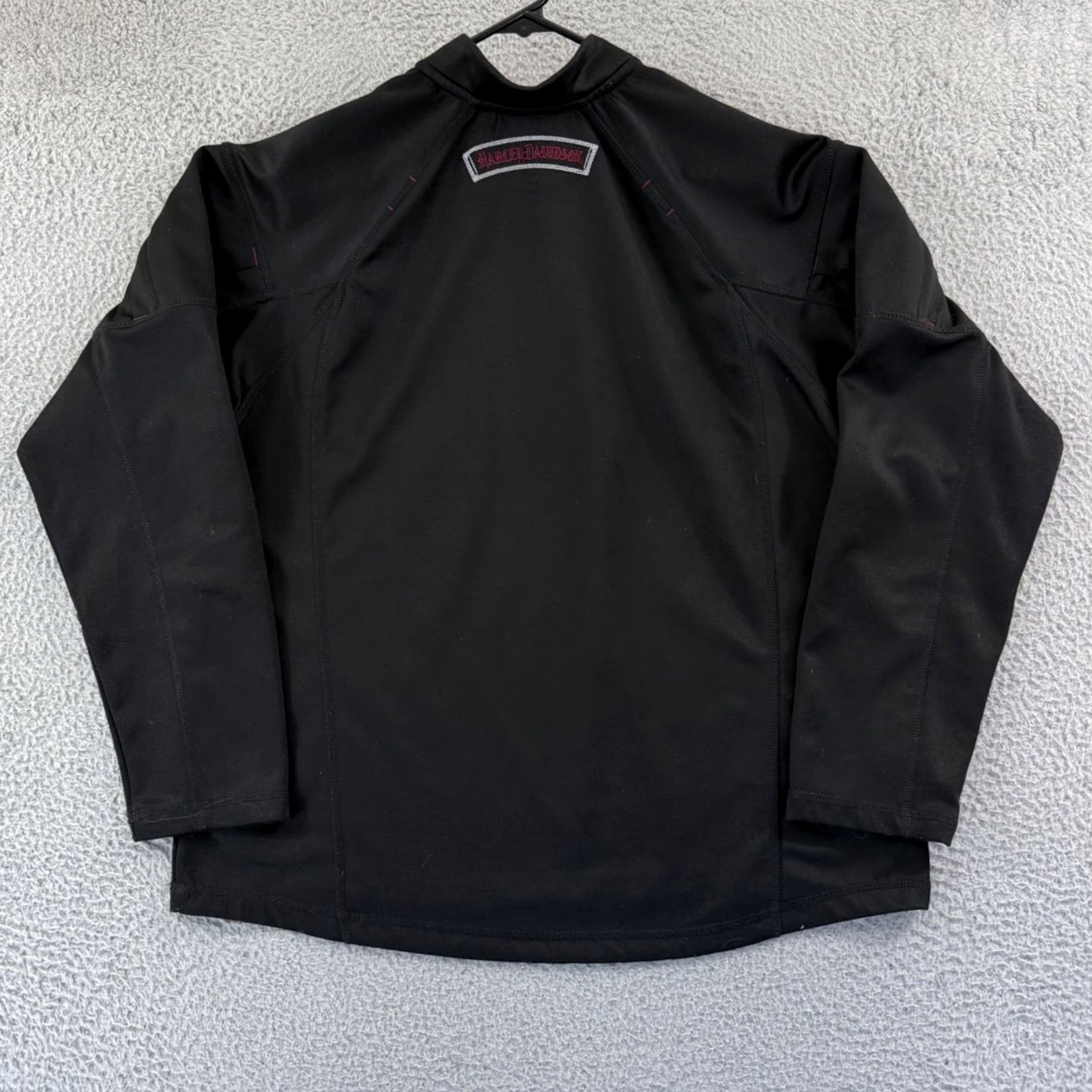 Harley Davidson Harley-Davidson Shirt Mens Large Black Performance Quarter Zip Riding Motorcycle Size US L / EU 52-54 / 3 - 7 Thumbnail