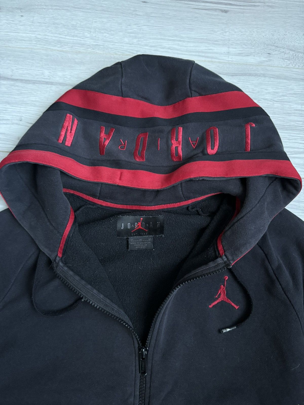 Jordan Brand × Vintage Vintage hype logo Jordan zip up hoodie Size US M / EU 48-50 / 2 - 3 Thumbnail
