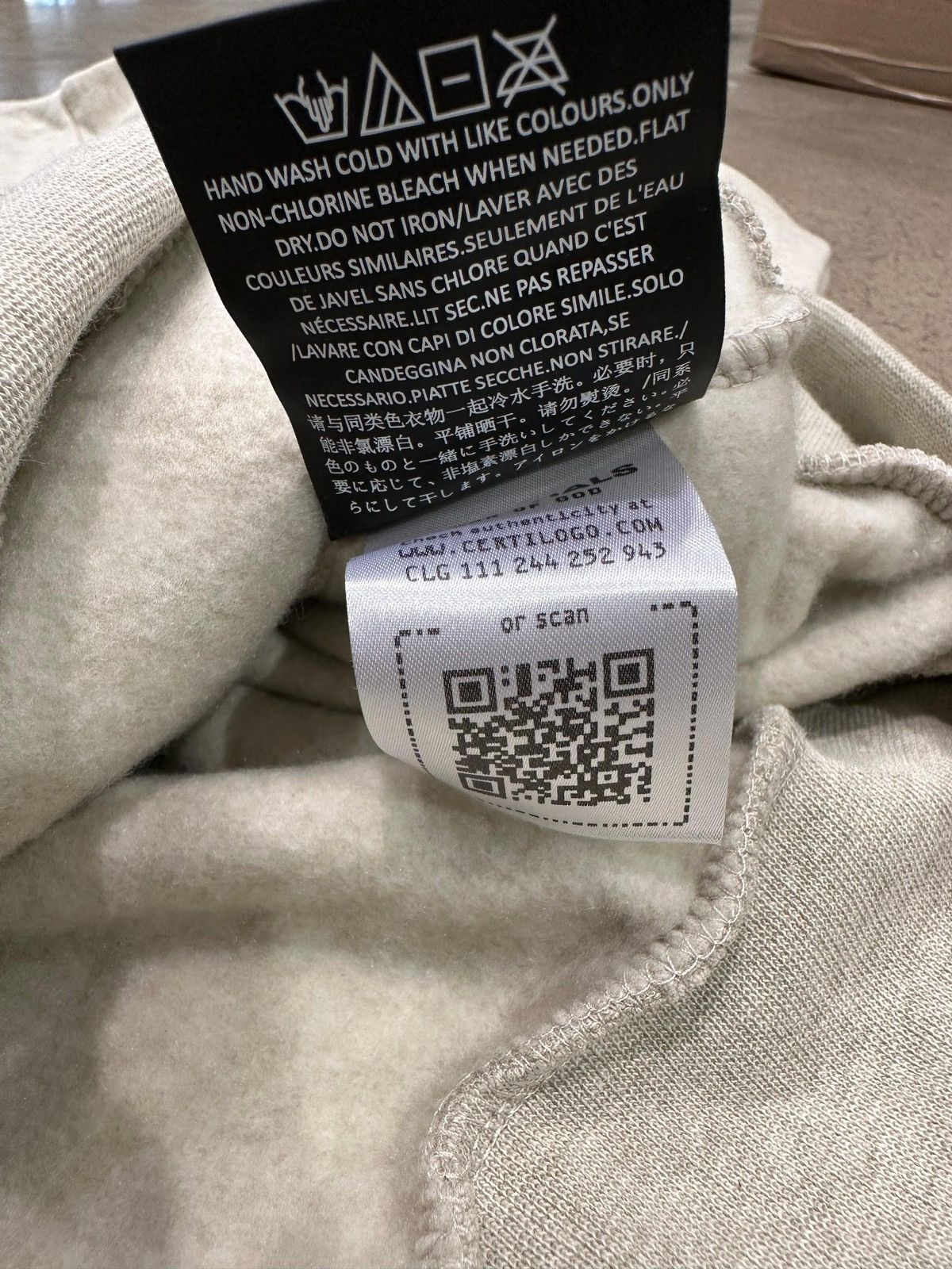Essentials ESSENTIALS - Classic Fleece Hoodie Heather Stone Size US L / EU 52-54 / 3 - 4 Thumbnail
