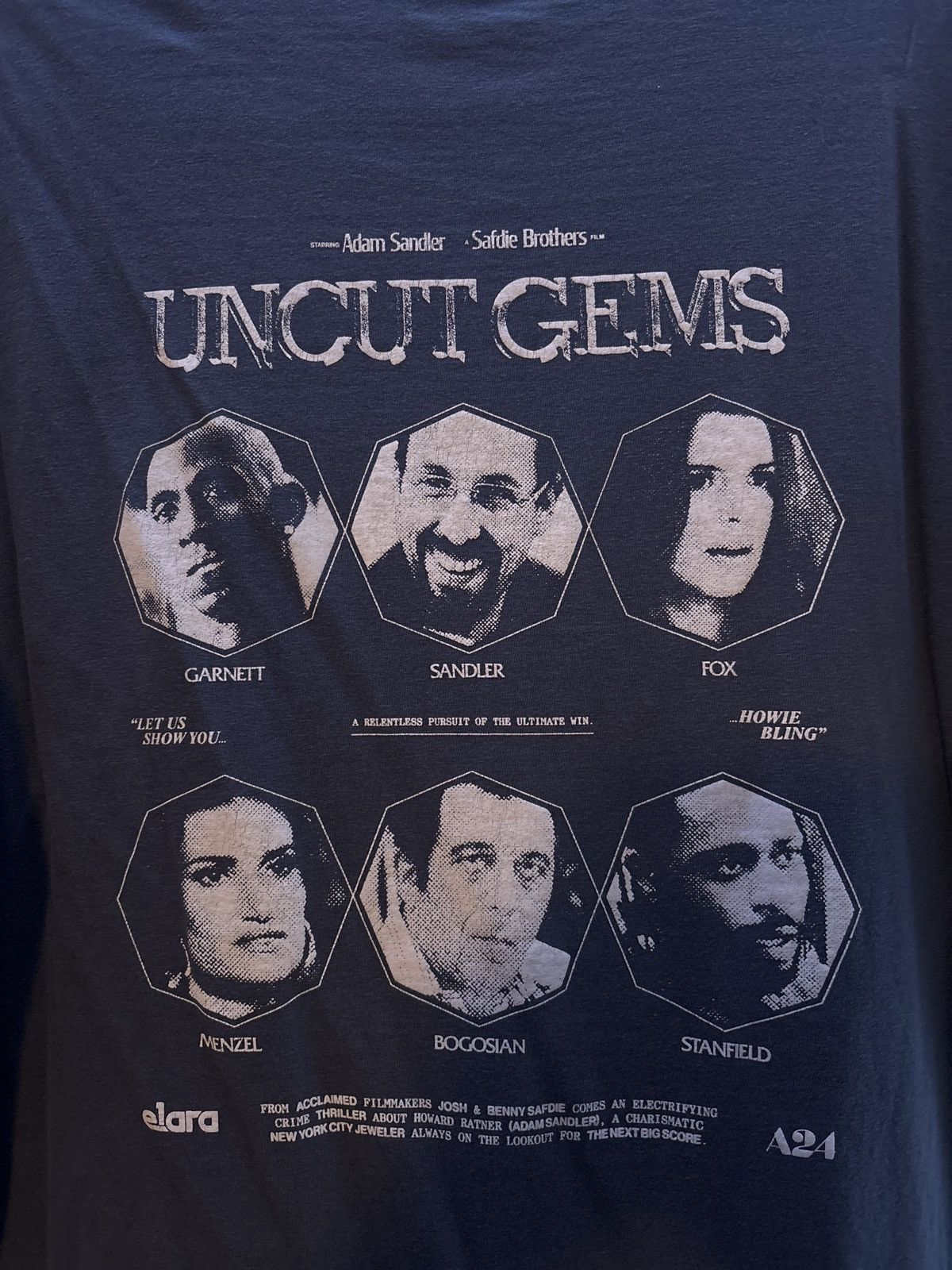 A24 A24 Uncut Gems Cast Tee Size US L / EU 52-54 / 3 - 2 Thumbnail