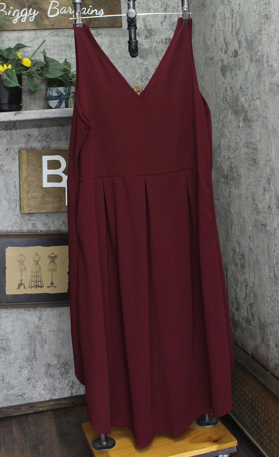 Other Nwt 24seven Comfort Apparel Low Party Dress Burgundy Red 3x Size 3XL / US 20-22 - 2 Thumbnail