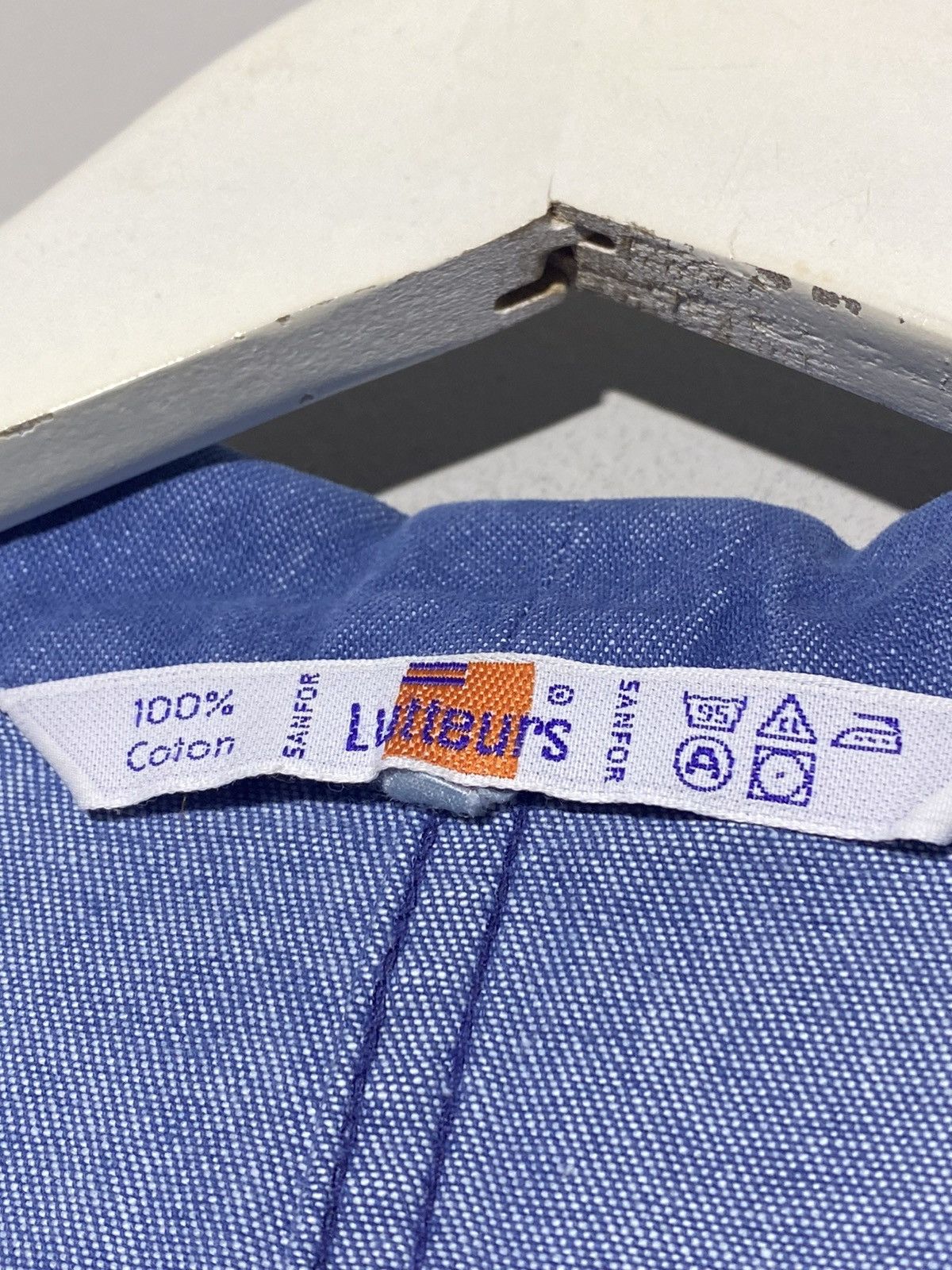 Vintage Vintage 90s workwear distressed denim jacket Size US XL / EU 56 / 4 - 15 Thumbnail