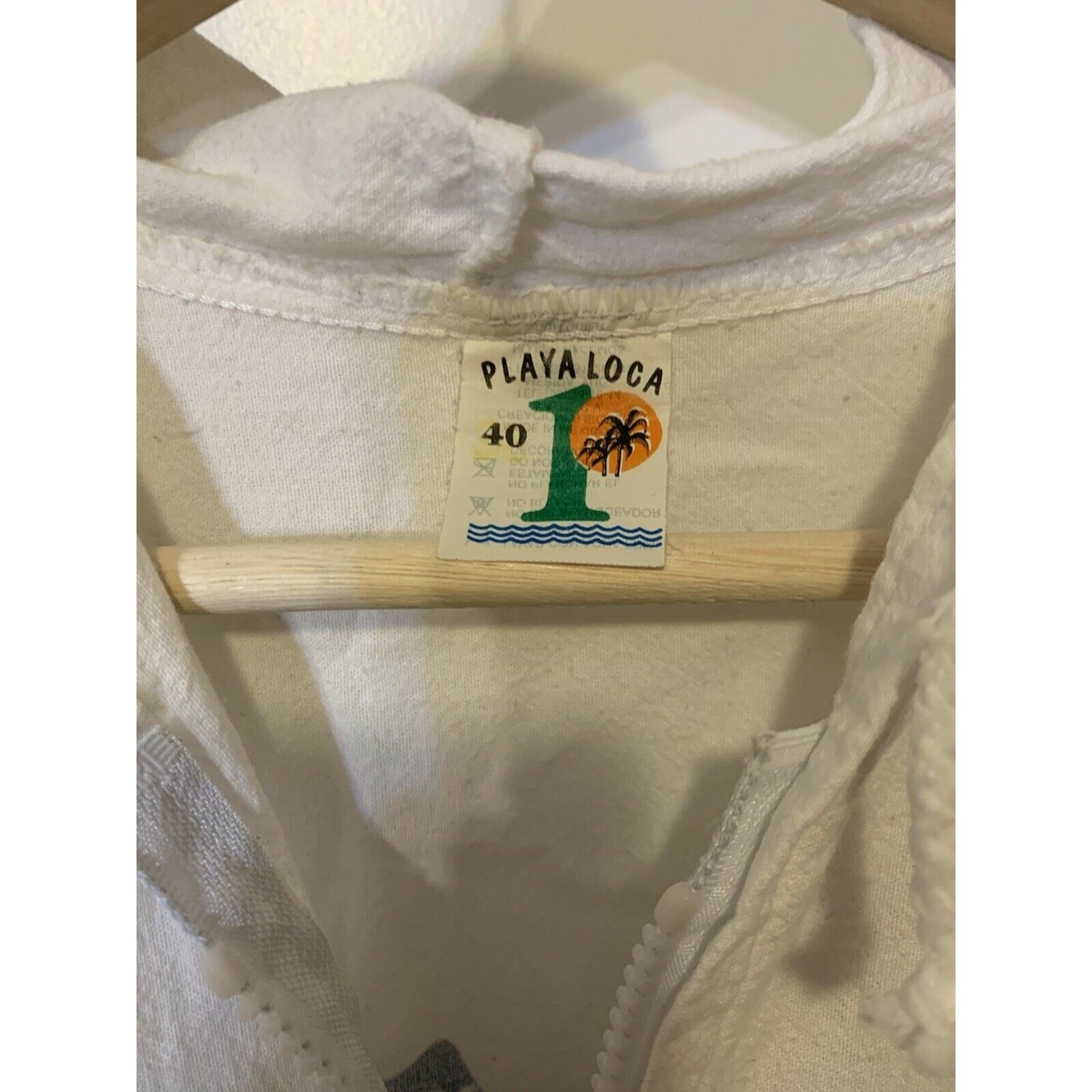 Other La Iguana Hoodie Full Zip Jacket Vtg 90 Cozumel Mexico Sz L Size US L / EU 52-54 / 3 - 2 Thumbnail