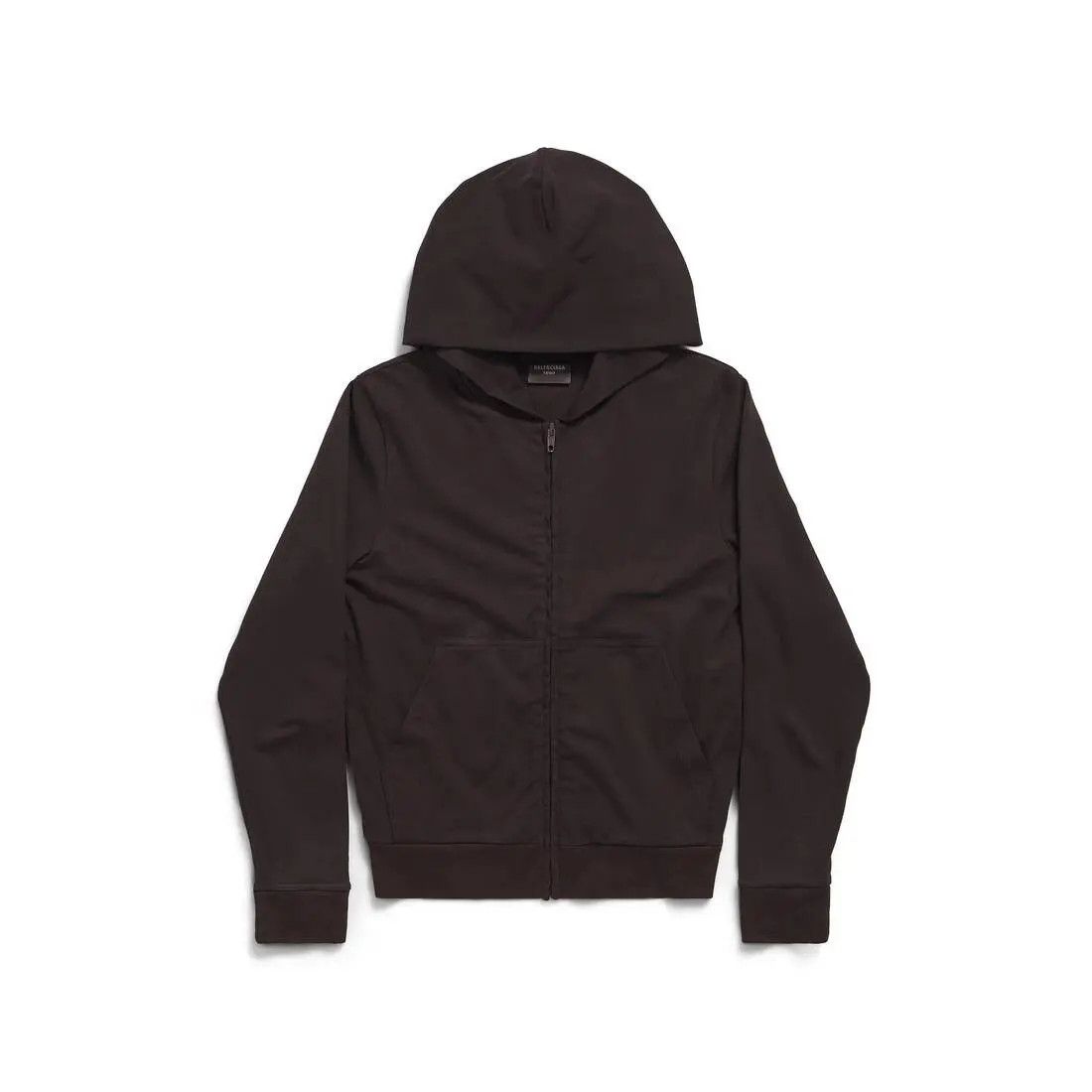 Balenciaga o1tr1nto1025 Zip-Up Hoodie Slim Fit in Black Size US XS / EU 42 / 0 - 1 Thumbnail