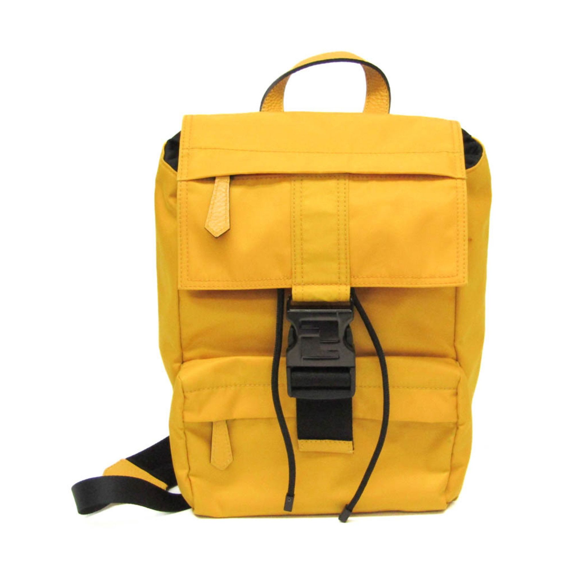 Fendi Fendi Fendines 7VZ067 Men,Women Nylon Backpack,Sling Bag Yellow Size ONE SIZE - 1 Thumbnail