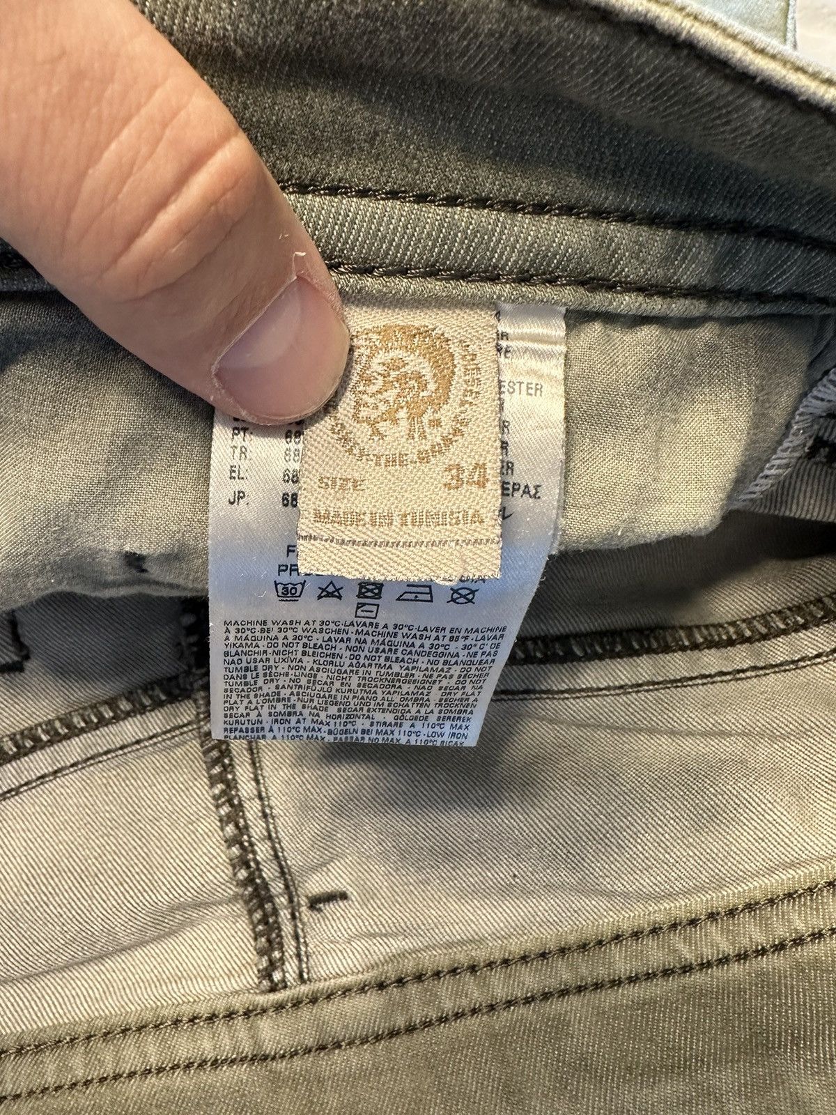 Diesel DIESEL BUSTER Size 36 HEMMED 30.5" Size US 36 / EU 52 - 8 Thumbnail