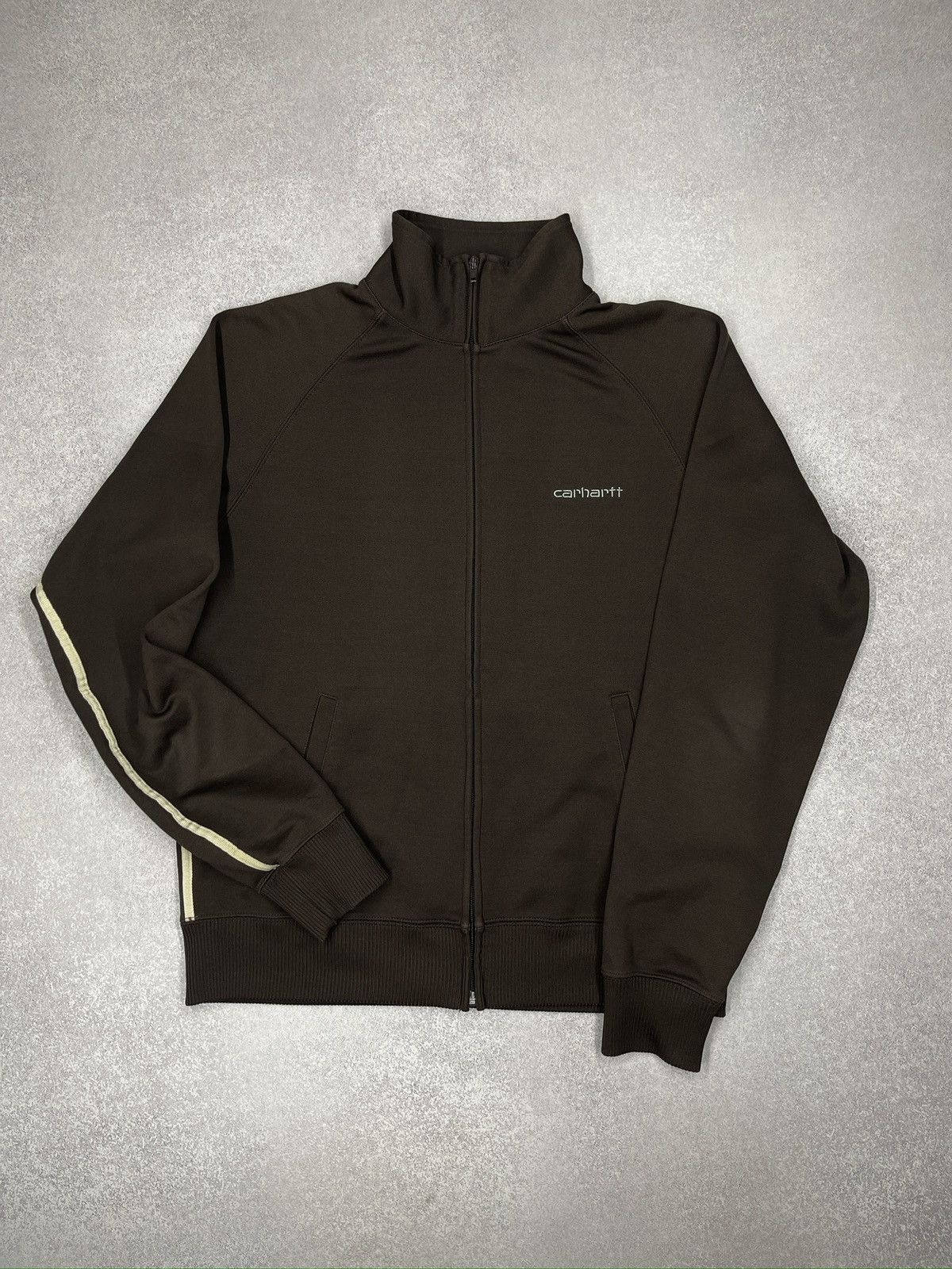 Carhartt Vintage Carhartt Brown Track Jacket Y2K Size US S / EU 44-46 / 1 - 2 Thumbnail