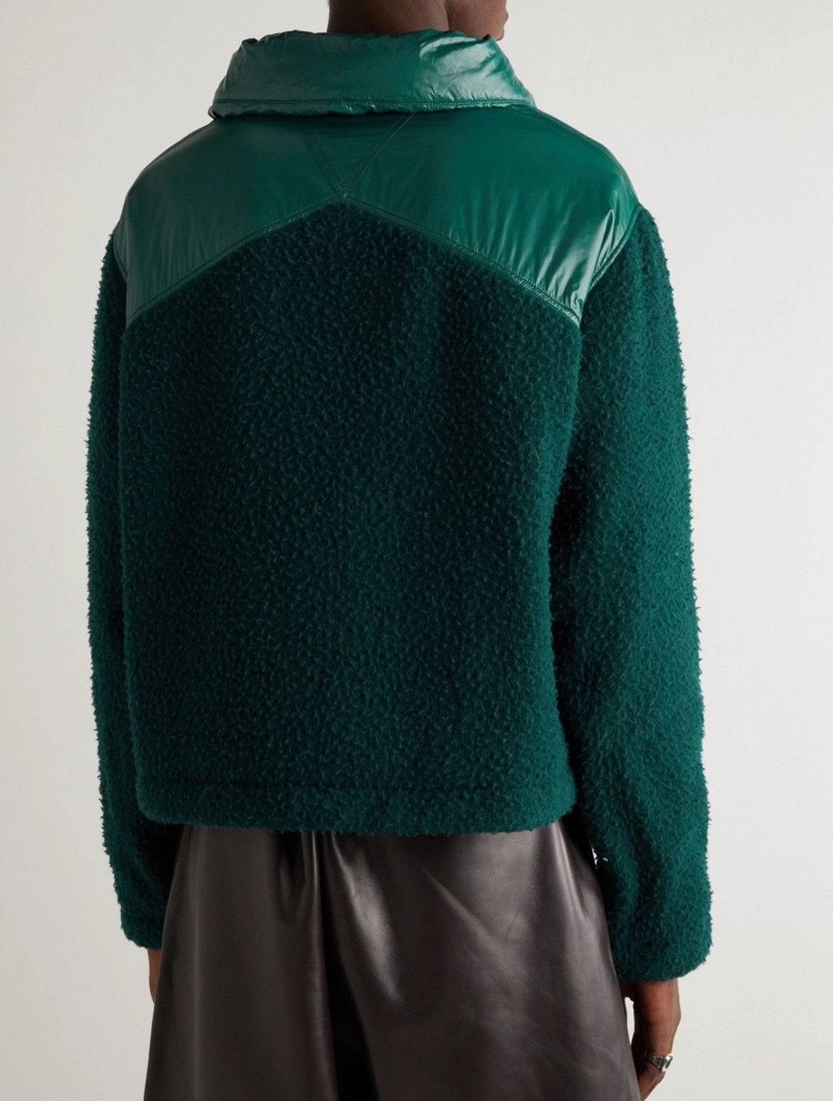 Bottega Veneta Bottega Veneta Hooded Panelled Fleece and Shell Jacket sz M Size US M / EU 48-50 / 2 - 10 Thumbnail