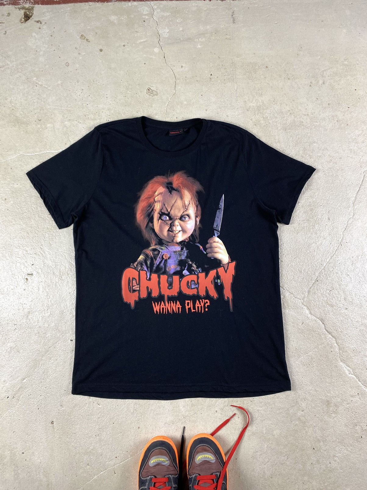 Vintage Vintage Chucky Promo Tee Shirt Horror Face Dead Size US XXL / EU 58 / 5 - 1 Thumbnail