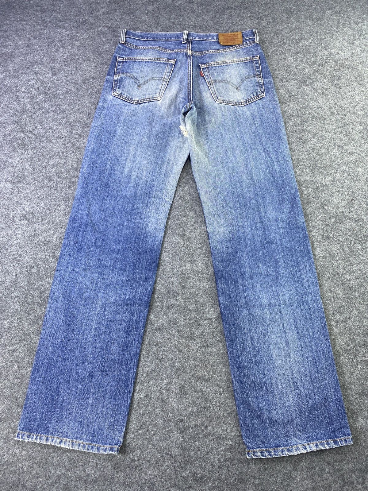 Jean × Levi's × Vintage Vintage Levis 502 Distresses Blue Wash Jeans - J881 Size US 32 / EU 48 - 4 Thumbnail