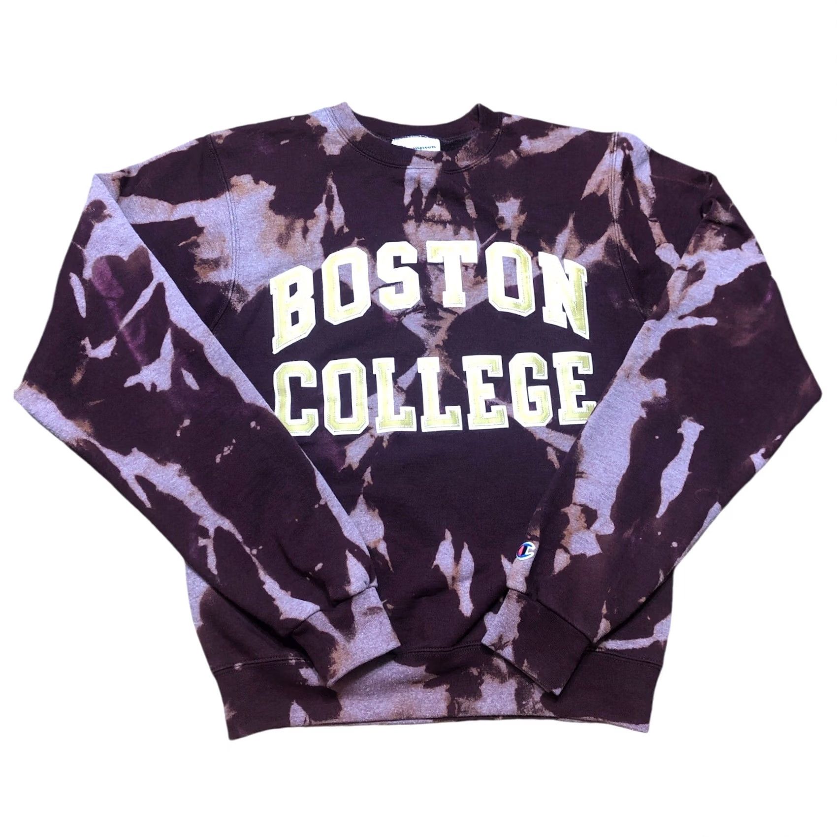 Champion Champion Boston College Eagles Crew Neck Sweatshirt XS Red Tie Dye Acid Wash Size US XS / EU 42 / 0 - 2 Thumbnail