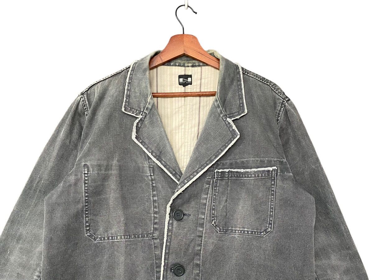 Japanese Brand × Vintage Vintage Japanese Brand Nylaus Sun Faded Chore Jacket 1990s Size US L / EU 52-54 / 3 - 5 Thumbnail