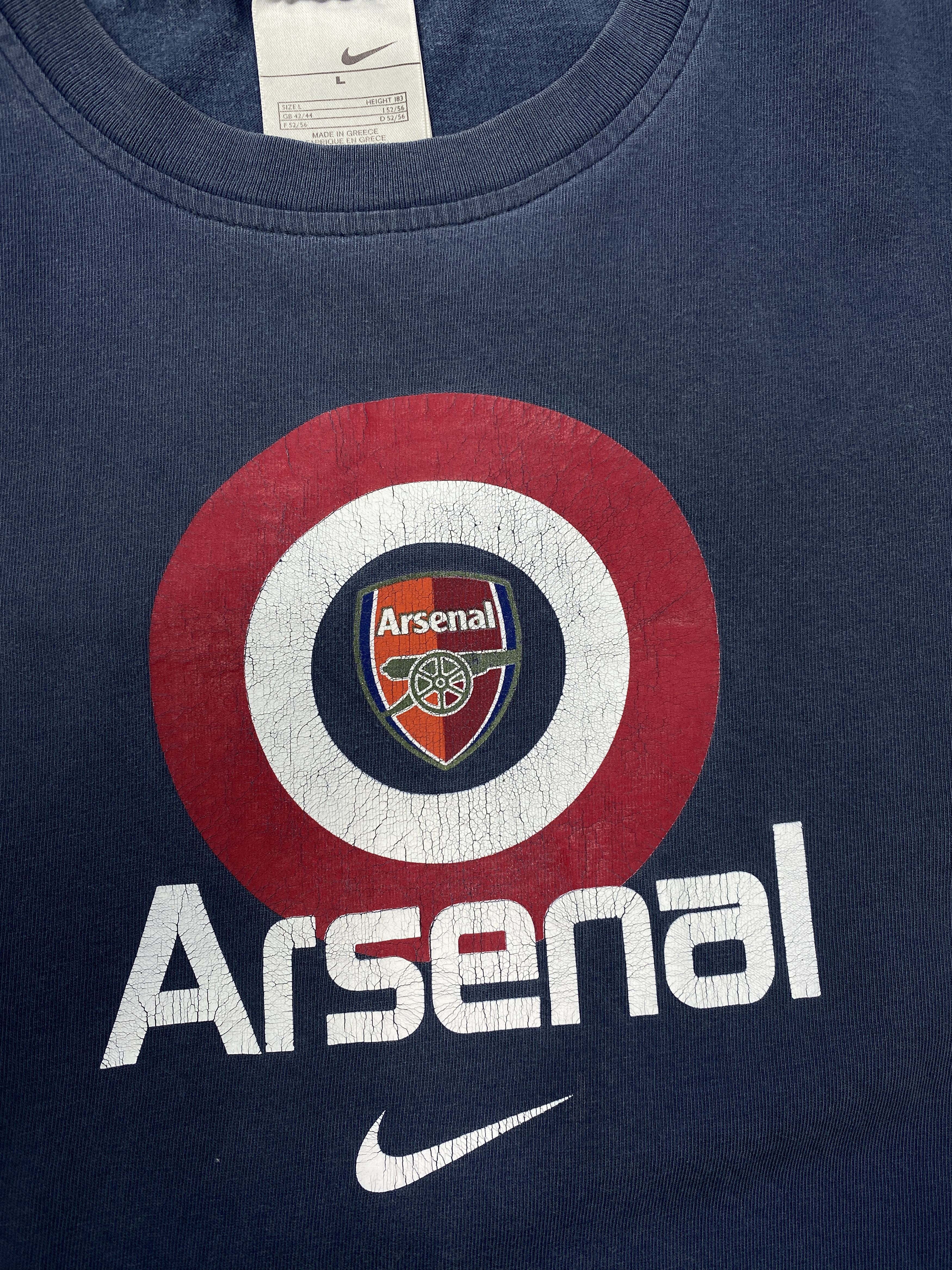 ARSNL Nike Arsenal Vintage T-Shirt y2k Size US L / EU 52-54 / 3 - 3 Thumbnail