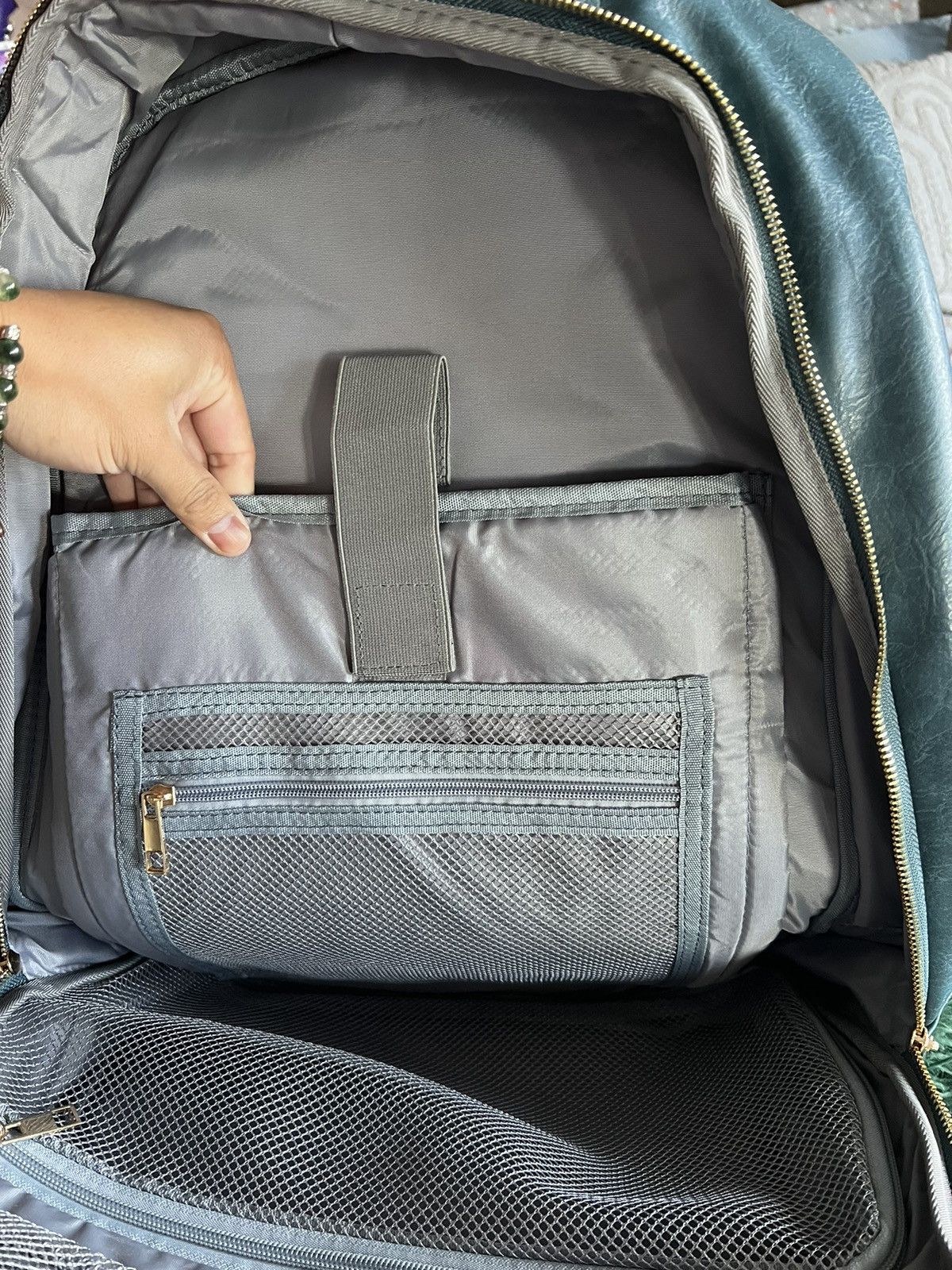 Leather Sole Premise Sneaker Backpack