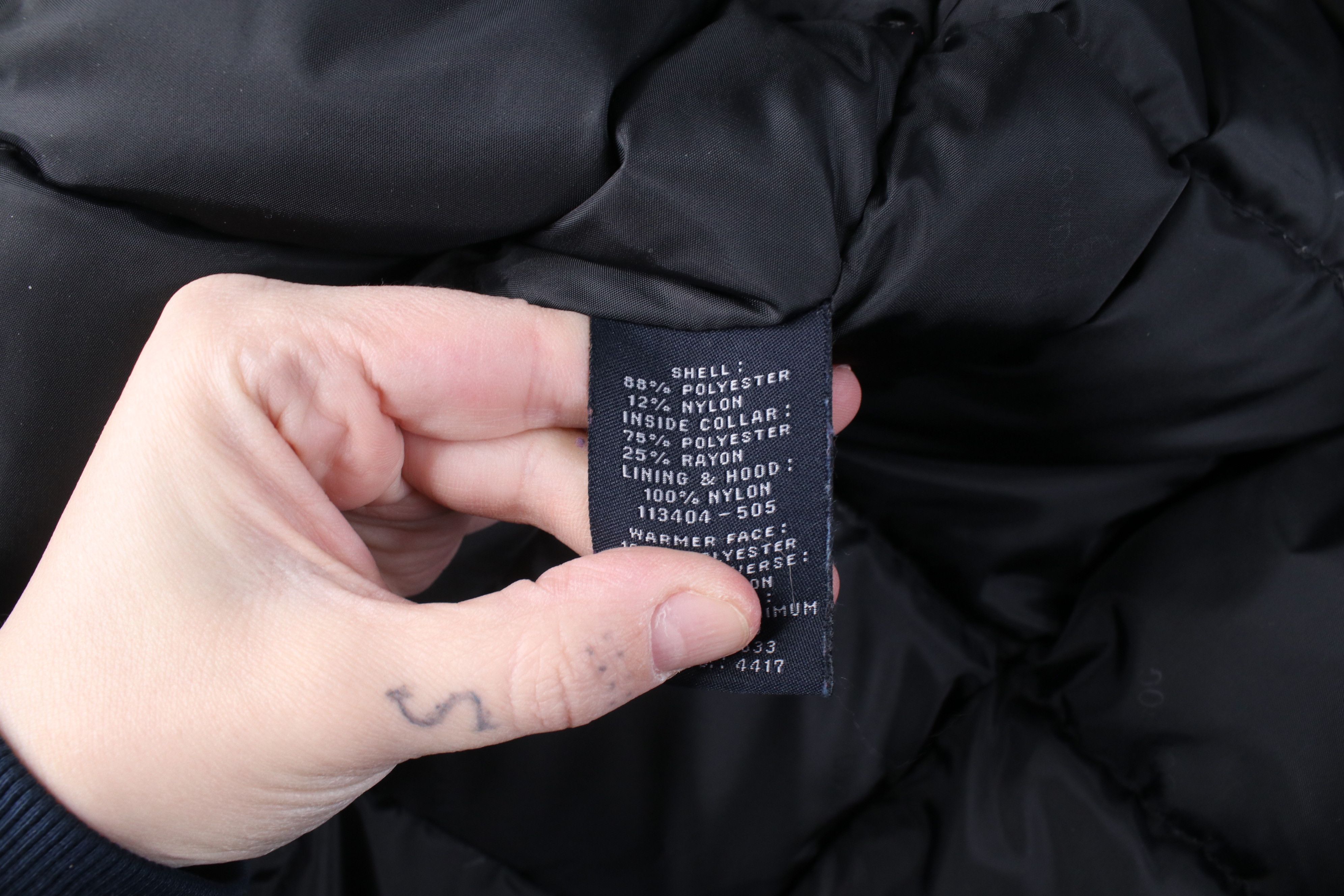 Vintage Vintage 90s Streetwear Filled Microfiber Puffer Jacket Black Size US M / EU 48-50 / 2 - 12 Thumbnail