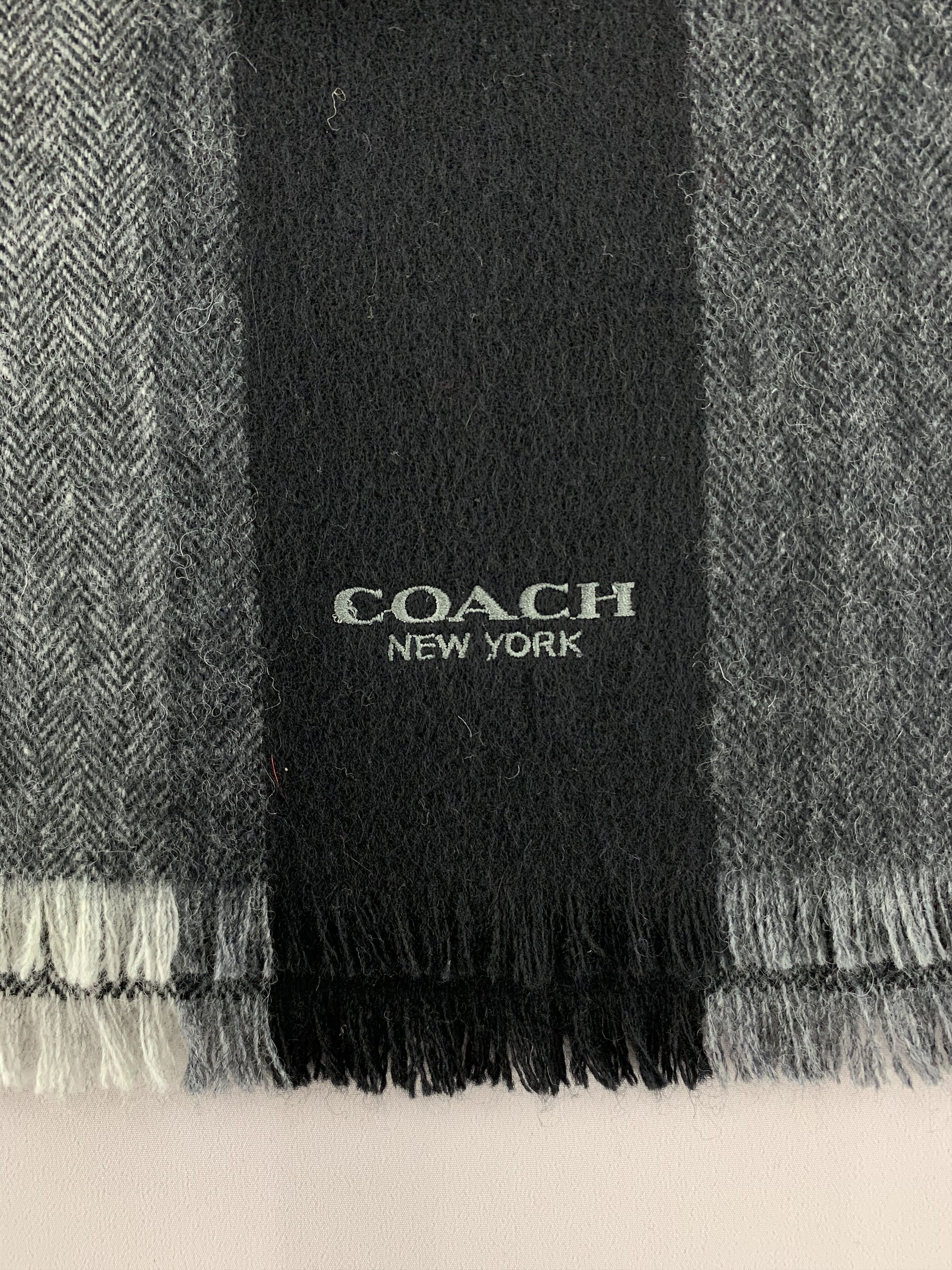 Coach Coach Scarf Wool Muffler Neck Wrap BL5160 Size ONE SIZE - 5 Thumbnail