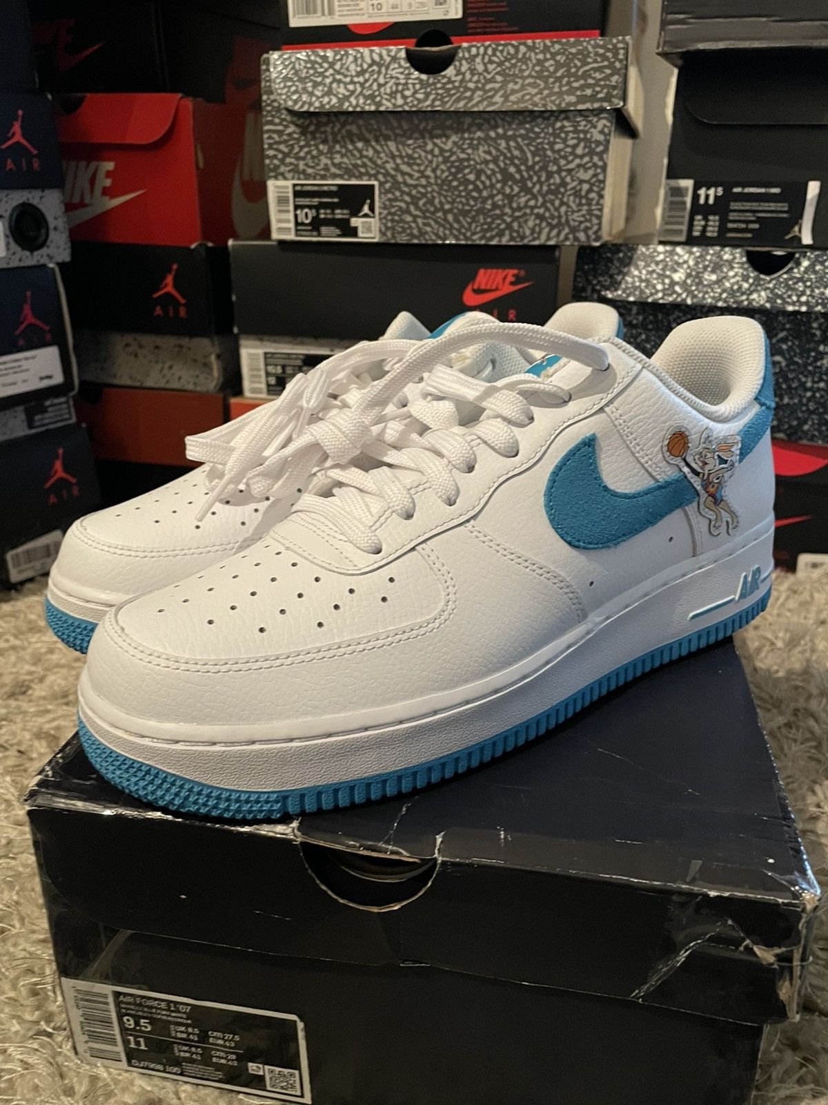 Nike Nike Air Force 1 Low Space Jam Low Hare Size US 9.5 / EU 42-43 - 1 Thumbnail