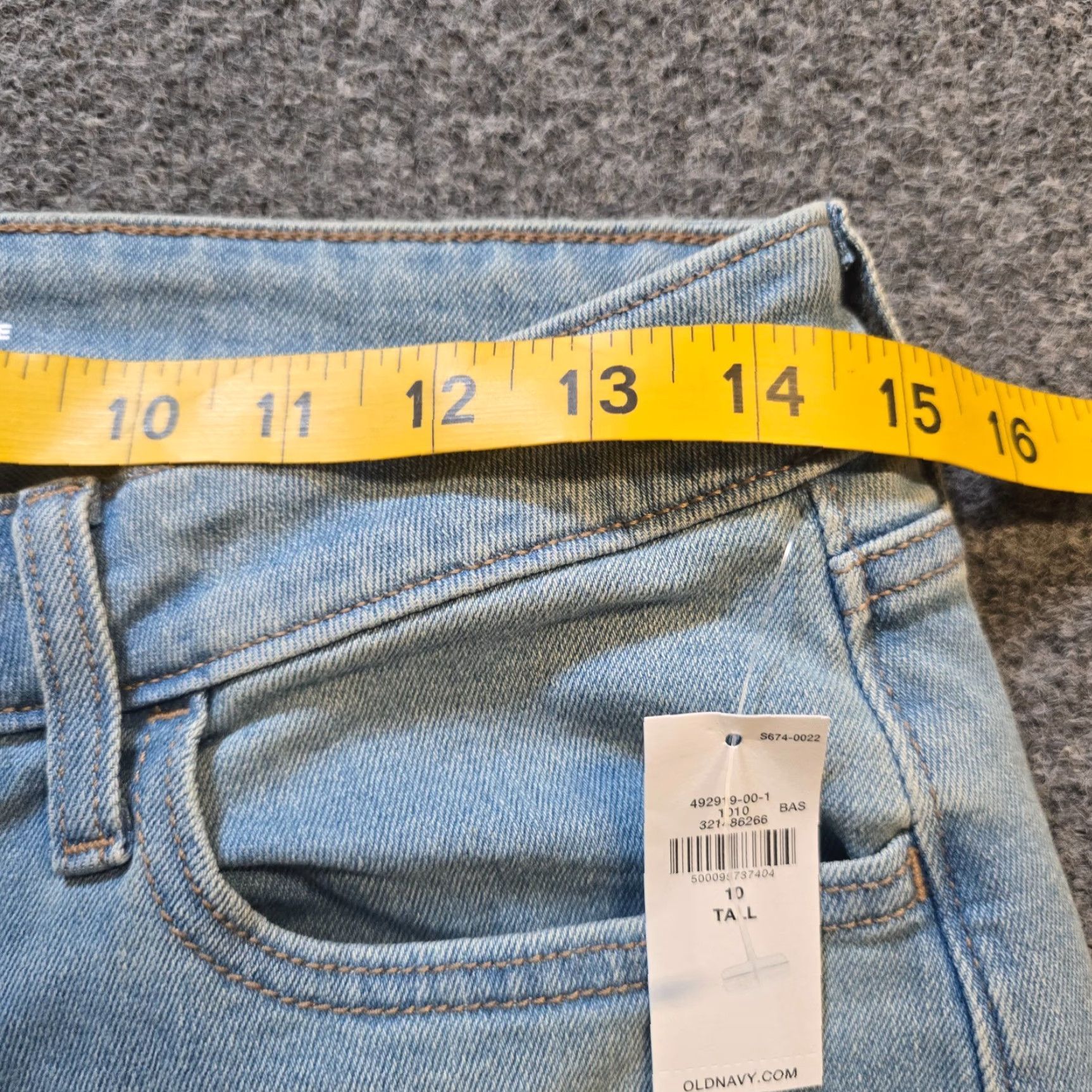 Old Navy Old Navy Jeans Womens 10 Tall Blue Wow Loose High Rise Straight Baggy Capsule 90s Womens Jeans Straight Baggy Blue Tall 33in Inseam Size 32" / US 10 / IT 46 - 7 Thumbnail