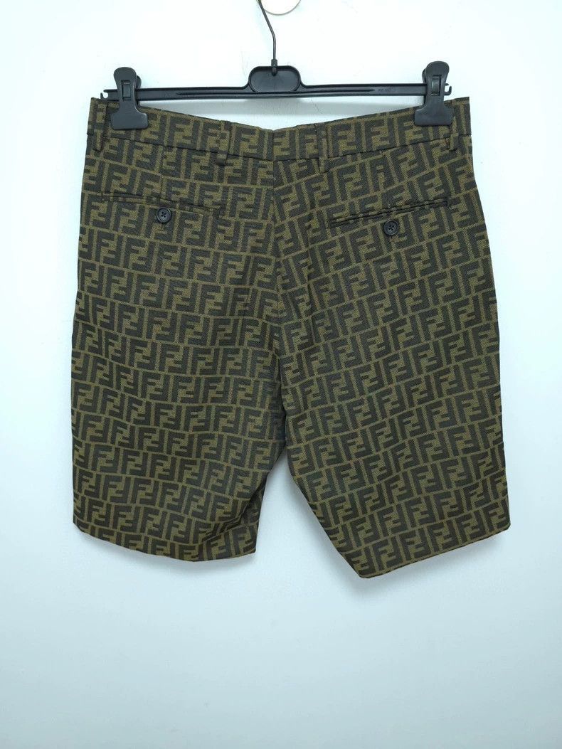 Fendi Fendi Printed Denim Shorts for Men Size US 44 / EU 60 - 3 Thumbnail