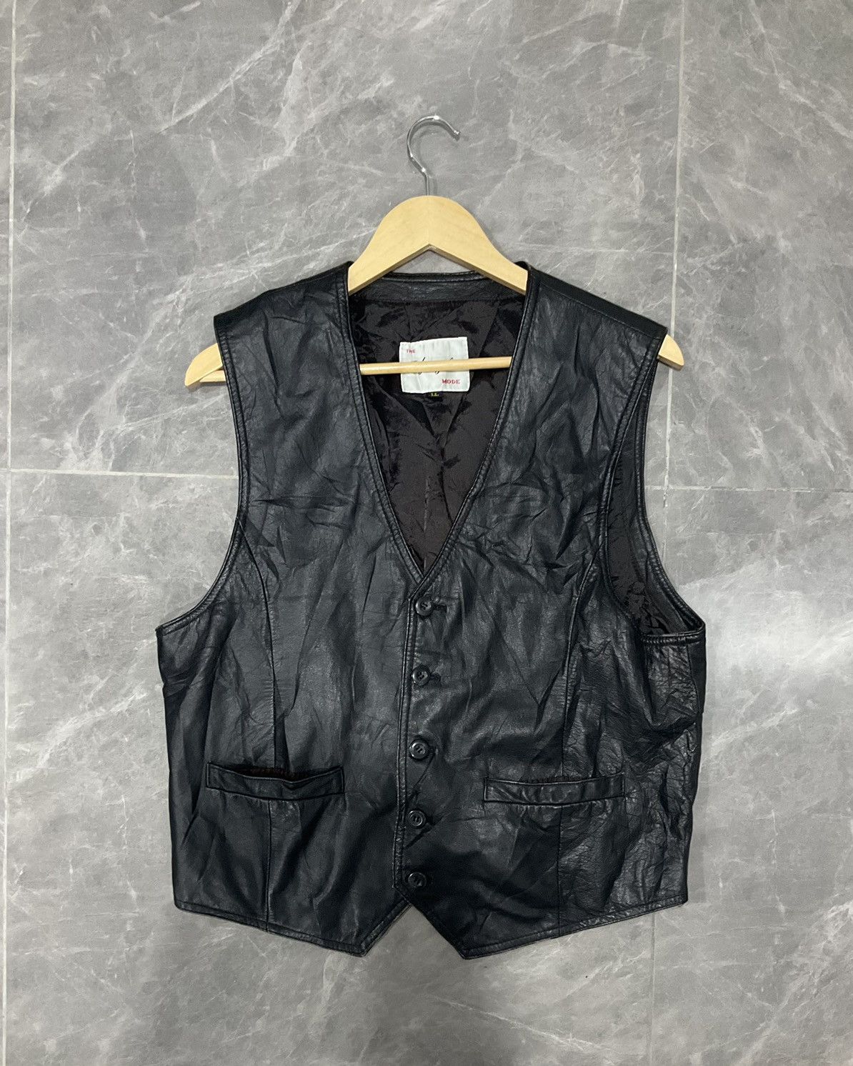 Vintage The Biker Leather Jacket Young sun Vest