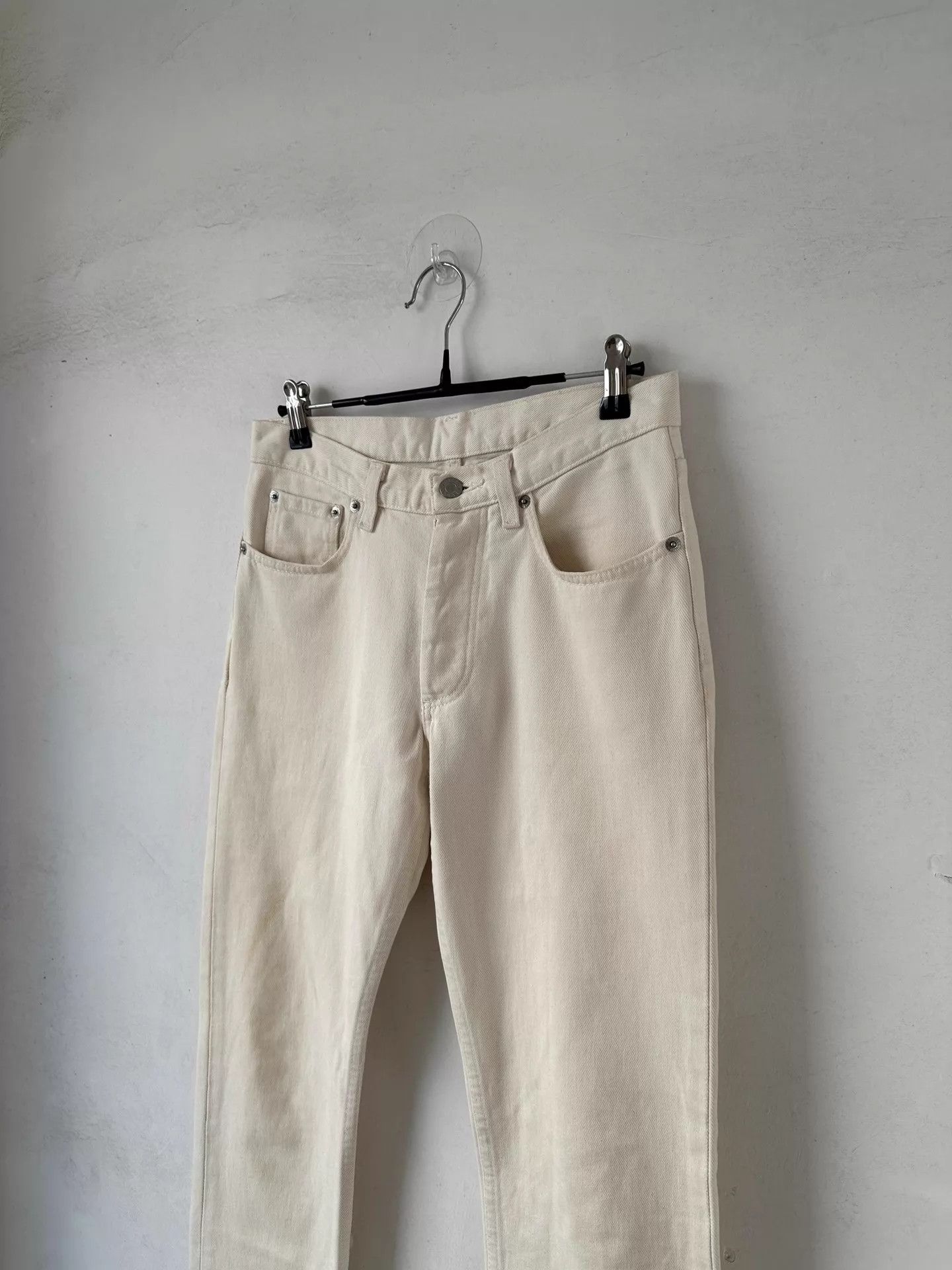 Helmut Lang Helmut Lang 98A/W Vintage Burned Denim Archive Jeans 26 Size US 26 / EU 42 - 2 Thumbnail