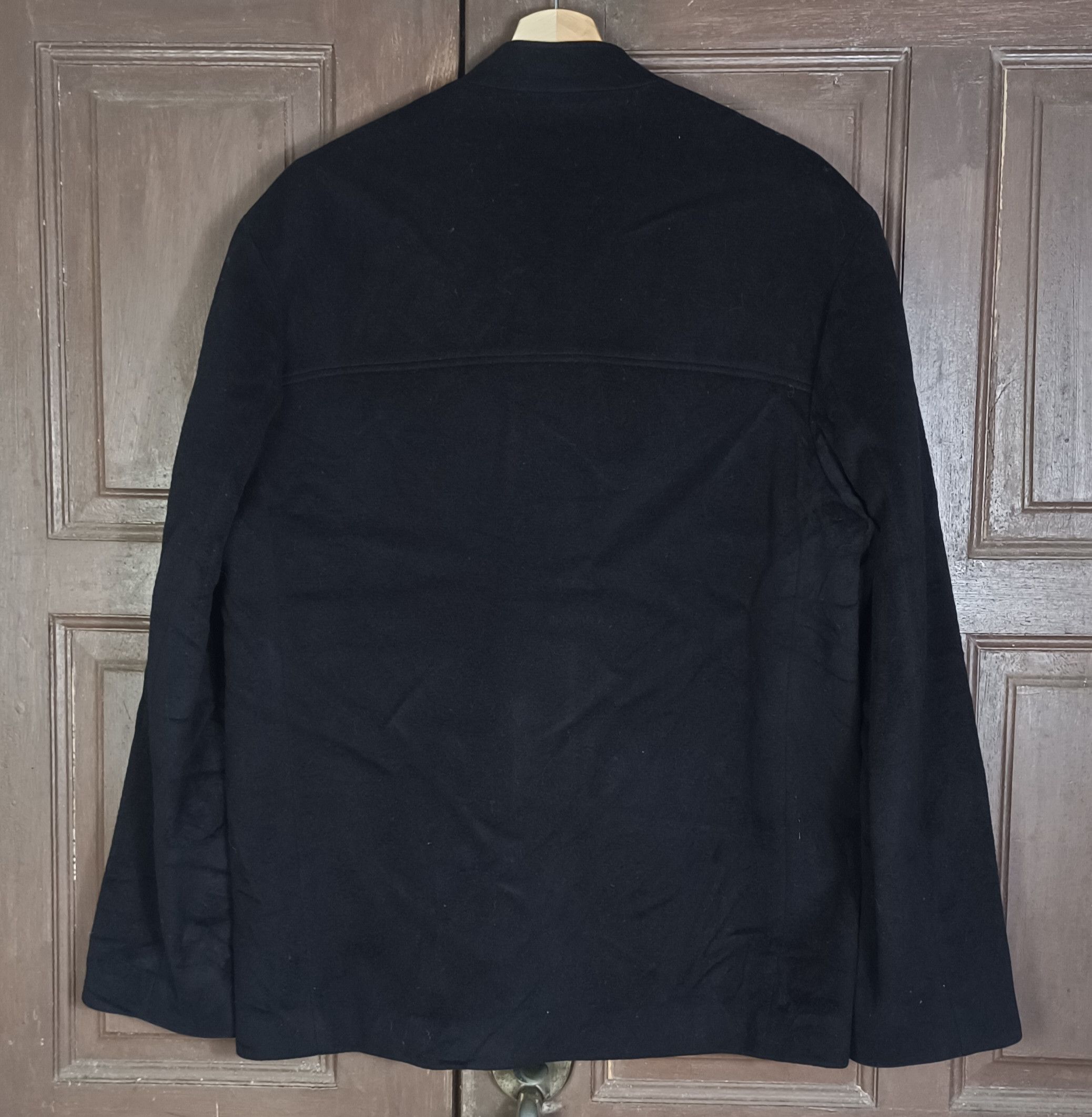 agnes b. Vintage💥 Agnes b. Homme Man Wool Jacket Size US L / EU 52-54 / 3 - 3 Thumbnail