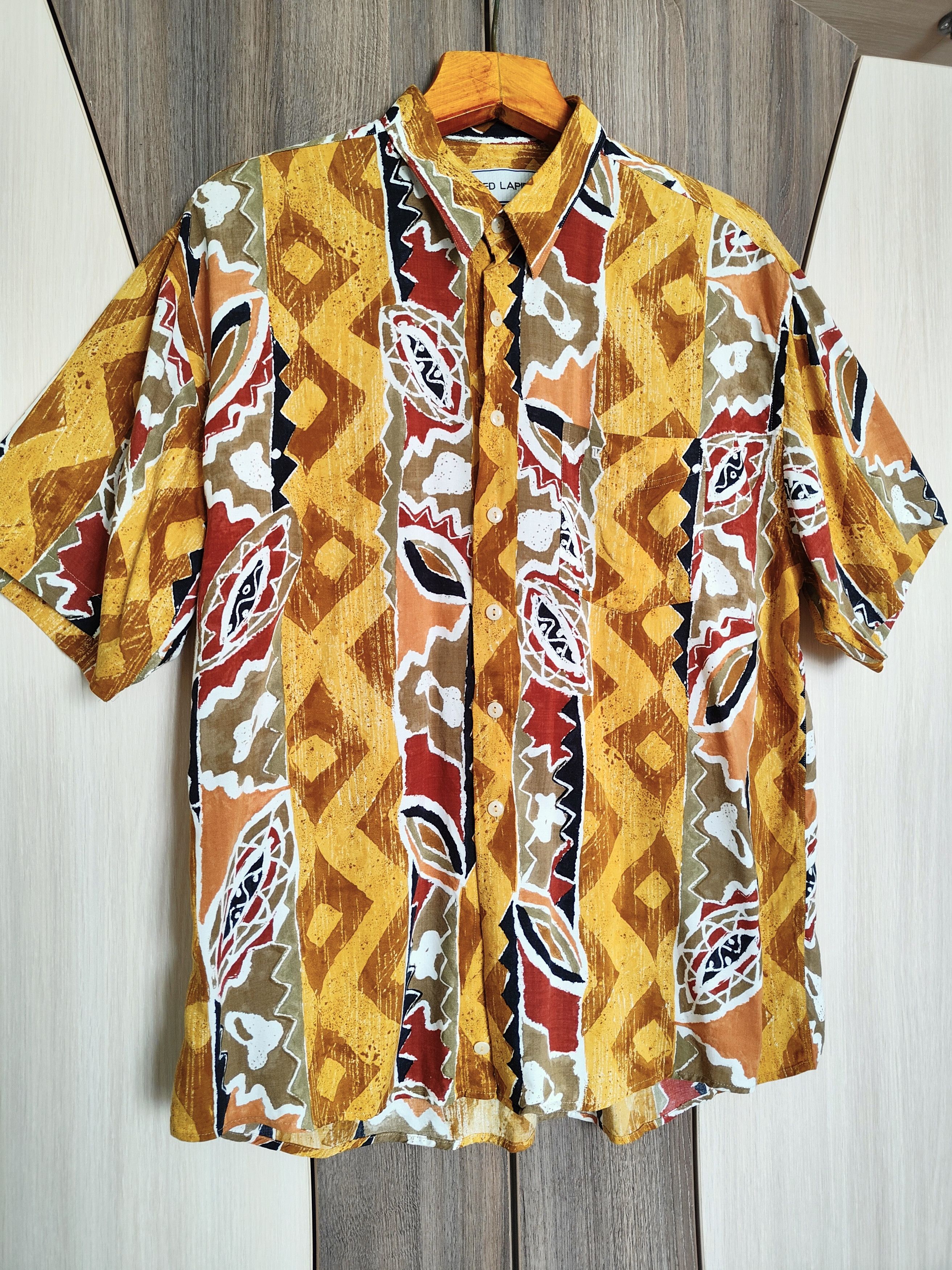 TED LAPIDUS Ted Lapidus Shirt XL Ted Lapidus Mexican Style Shirt Size US XL / EU 56 / 4 - 3 Thumbnail