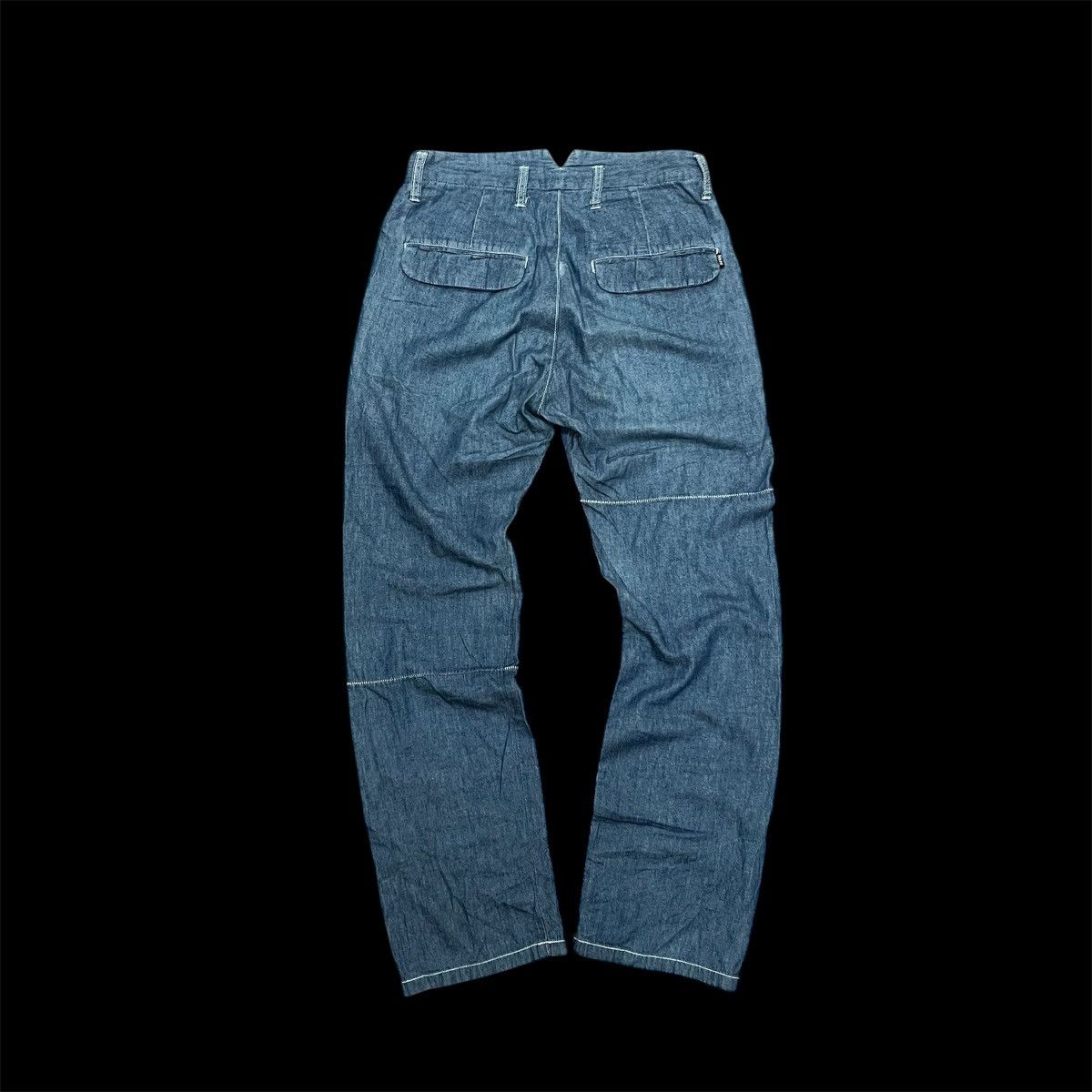 Japanese Brand NE-NET DENIM WIDE-LEG PANTS x ISSEY MIYAKE x SELVAGE Size US 29 - 2 Thumbnail