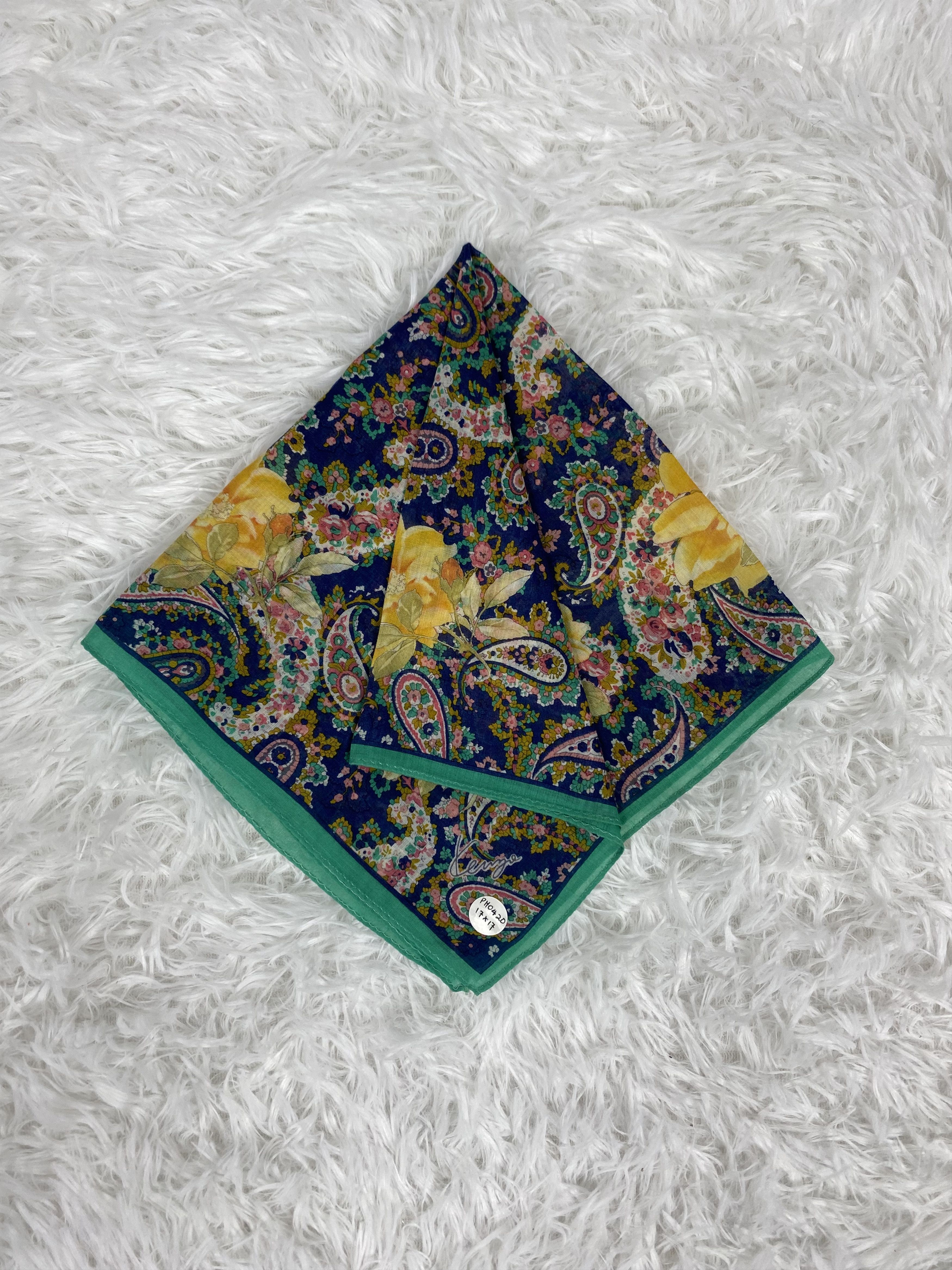 Kenzo Vintage Kenzo Handkerchief Neckerchief Ph0420 Size ONE SIZE - 1 Thumbnail