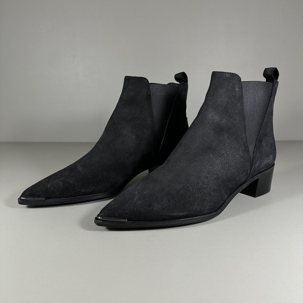 Acne Studios Acne Studios Suede Grosgrain Trim Chelsea Boots Women’s Size US 11 / IT 41 - 2 Thumbnail