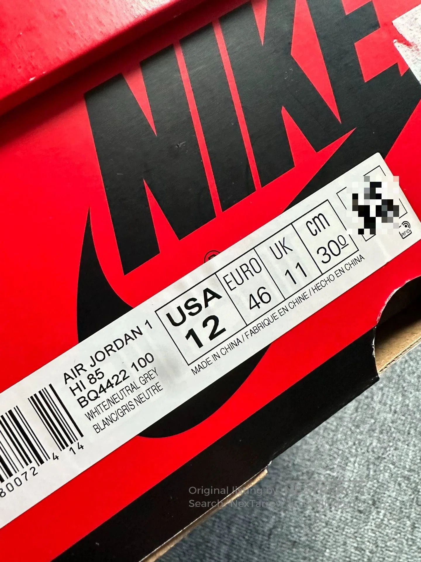 Jordan Brand Air Jordan 1 High 85. Size US 12 / EU 45 - 2 Thumbnail