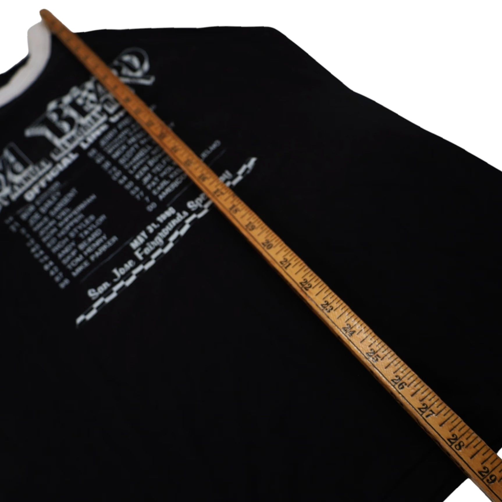 LLOYD VINTAGE 80s Lloyd Beard Memorial Racing Mens XL Graphic Baseball T Shirt Black Size US XL / EU 56 / 4 - 8 Thumbnail