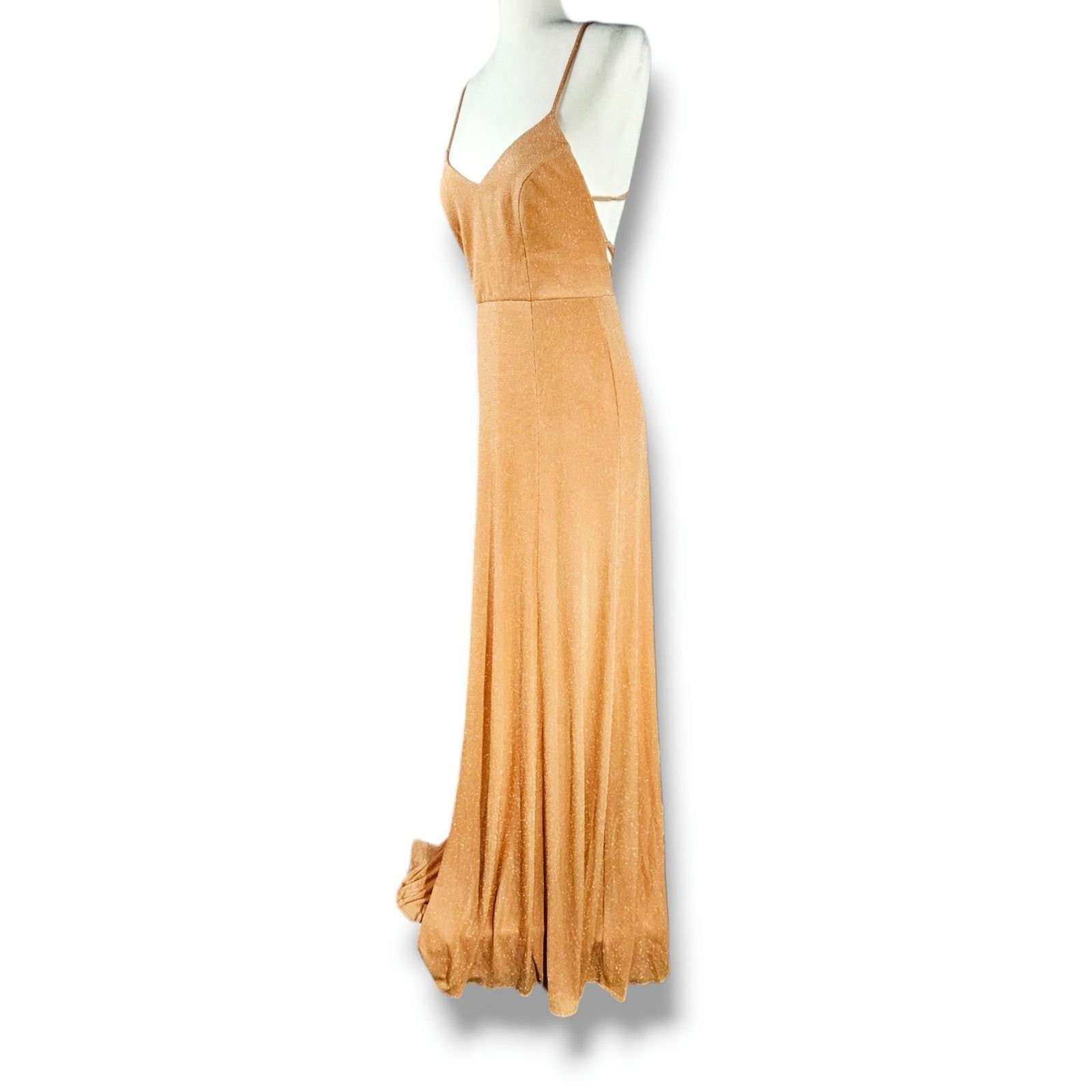 Show Me Your MuMu Show Me Your MuMu Godshaw Goddess Gown Sz. S Shine Copper Size S / US 4 / IT 40 - 2 Thumbnail