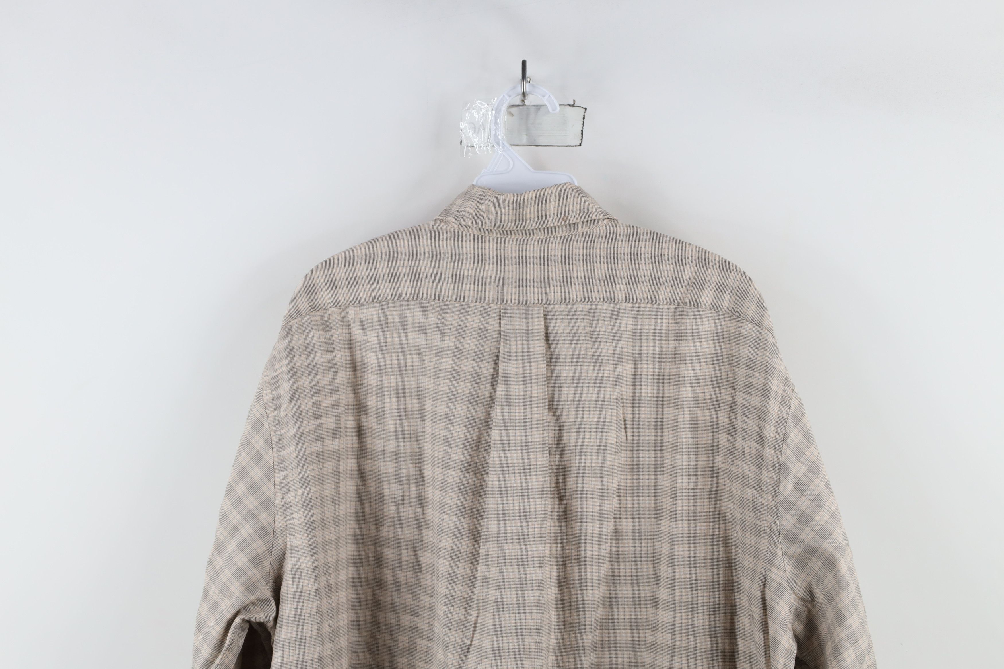 Lands' End × Vintage Vintage 90s Lands End Collared Button Down Shirt Plaid Size US M / EU 48-50 / 2 - 14 Thumbnail