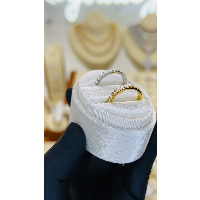 Other 2mm Moissanite Full Eternity Ring Band Size ONE SIZE - 3 Thumbnail