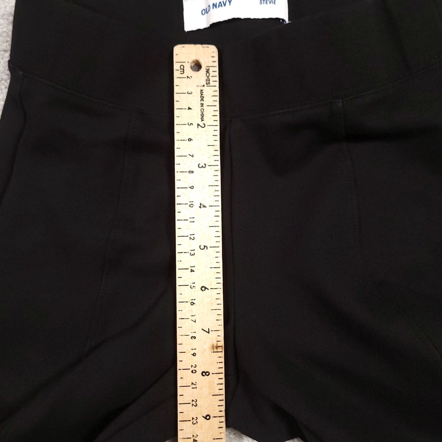 Old Navy Old Navy Stevie Stretch Pull On Pants Black XS Womens Slim Skinny Ankle Casual Size 40" / US 18 - 7 Thumbnail