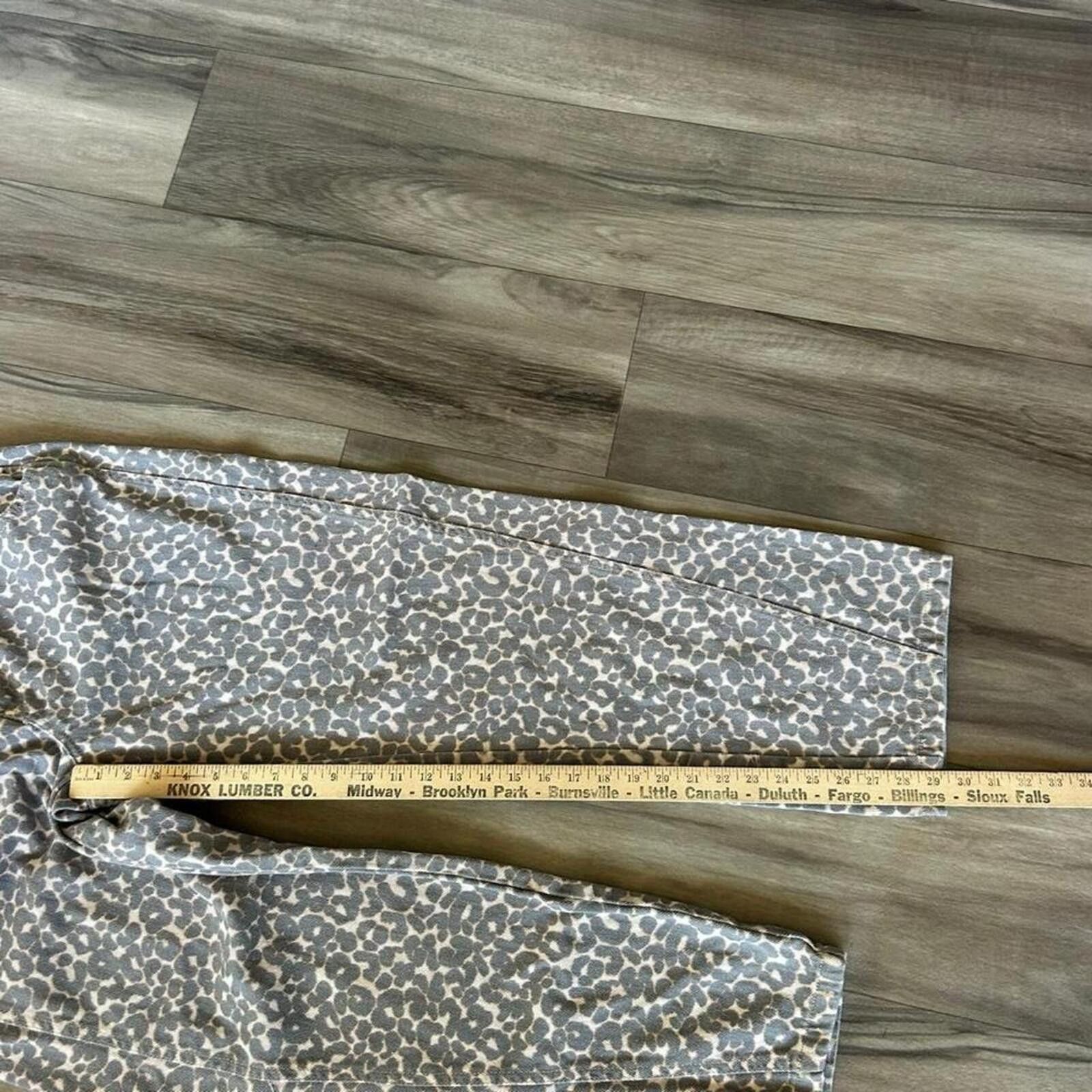Other Sick Cheetah leopard print wide leg denim jeans pants Size M Size 32" / US 10 / IT 46 - 6 Thumbnail