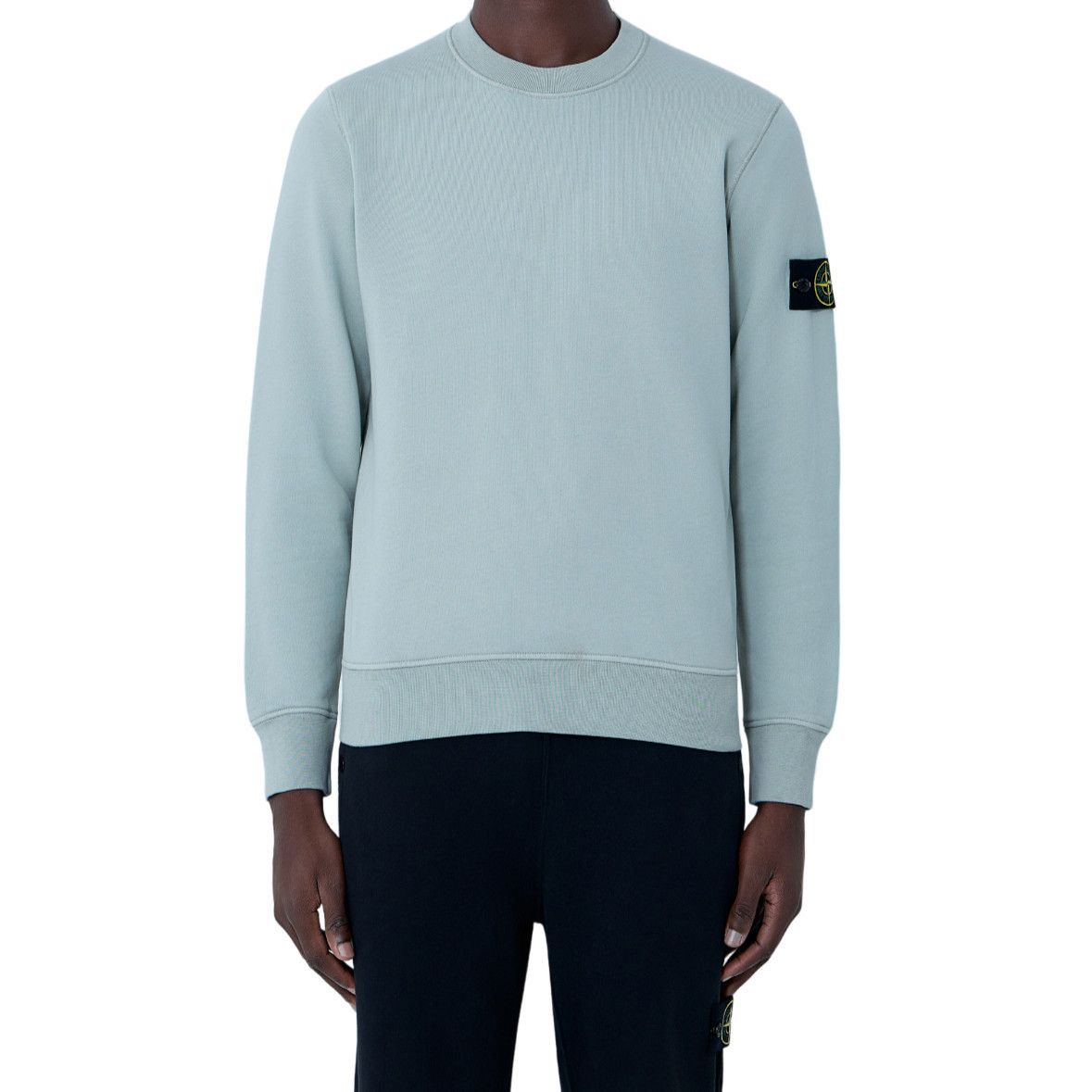 STONE ISLAND Green Cotton Sweatshirt New & Authentic (Men's