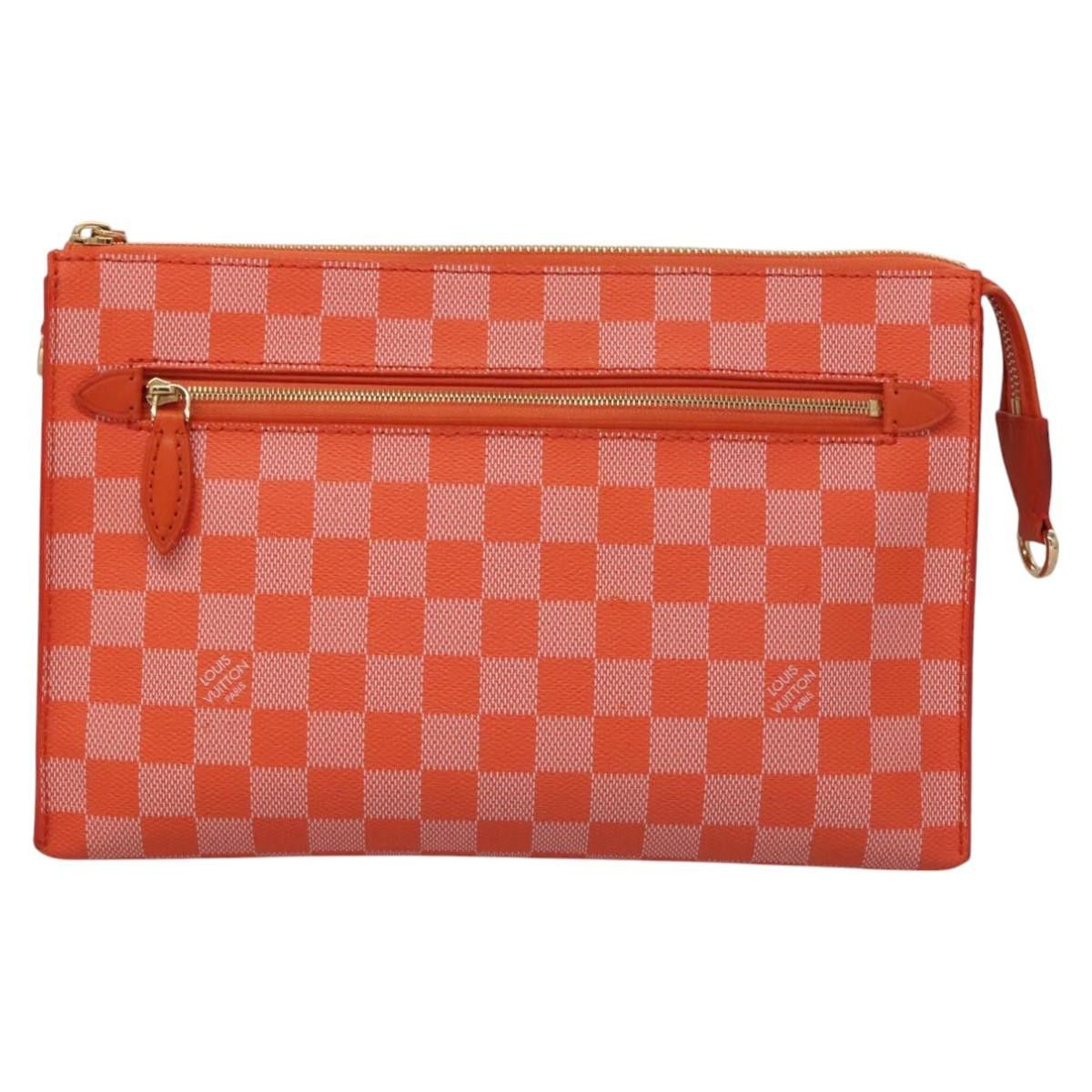 Louis Vuitton Alpha Messenger Orange Canvas Clutch Bag (Pre-Owned), Women's