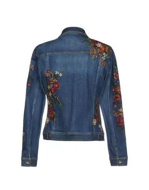 Dolce & Gabbana o1y0125 Embroidered Denim Jacket in Blue Size US S / EU 44-46 / 1 - 2 Thumbnail