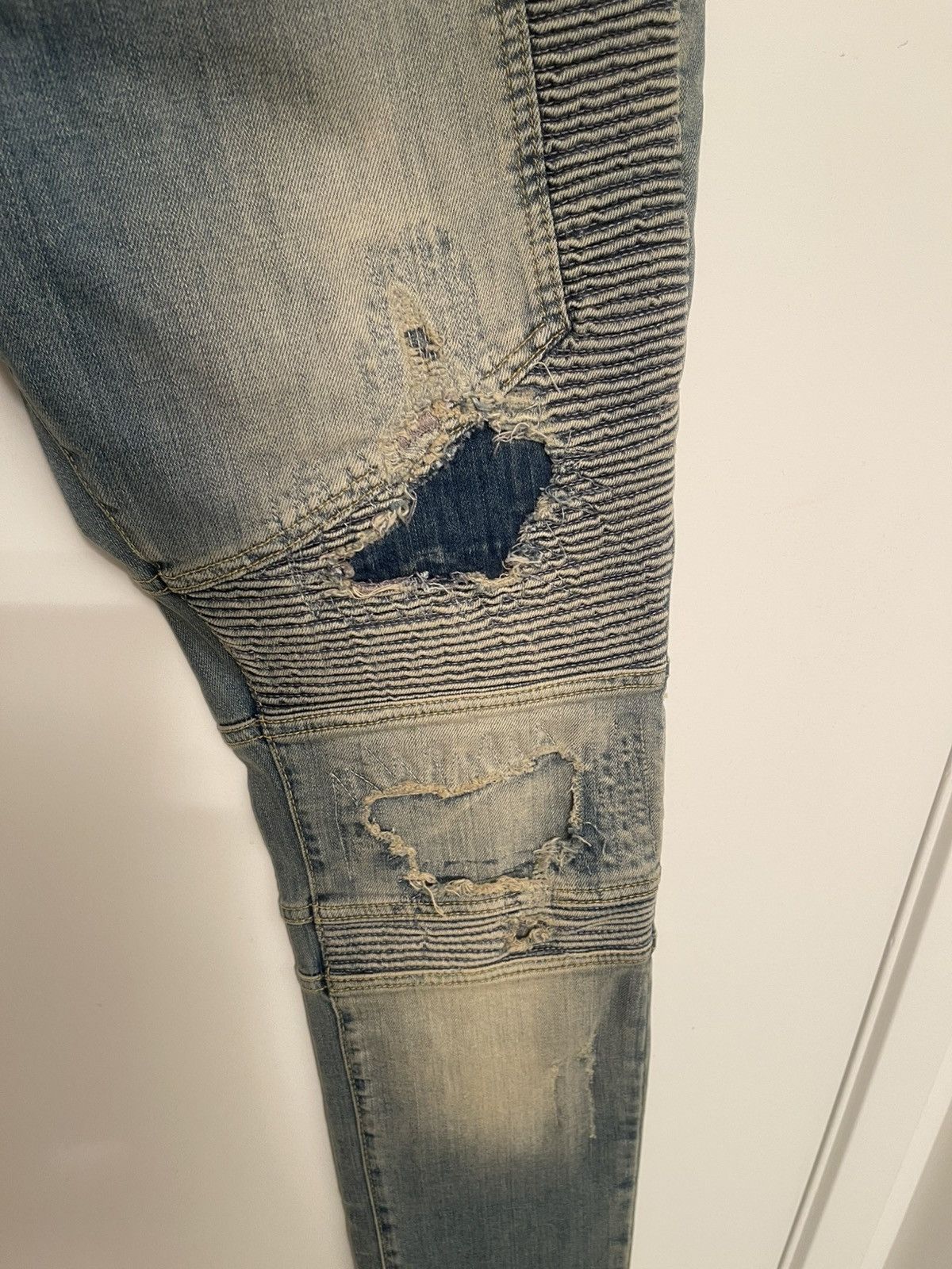 Represent Clo. Vintage Represent Biker Denim 34 Gently Used Size US 34 / EU 50 - 6 Thumbnail