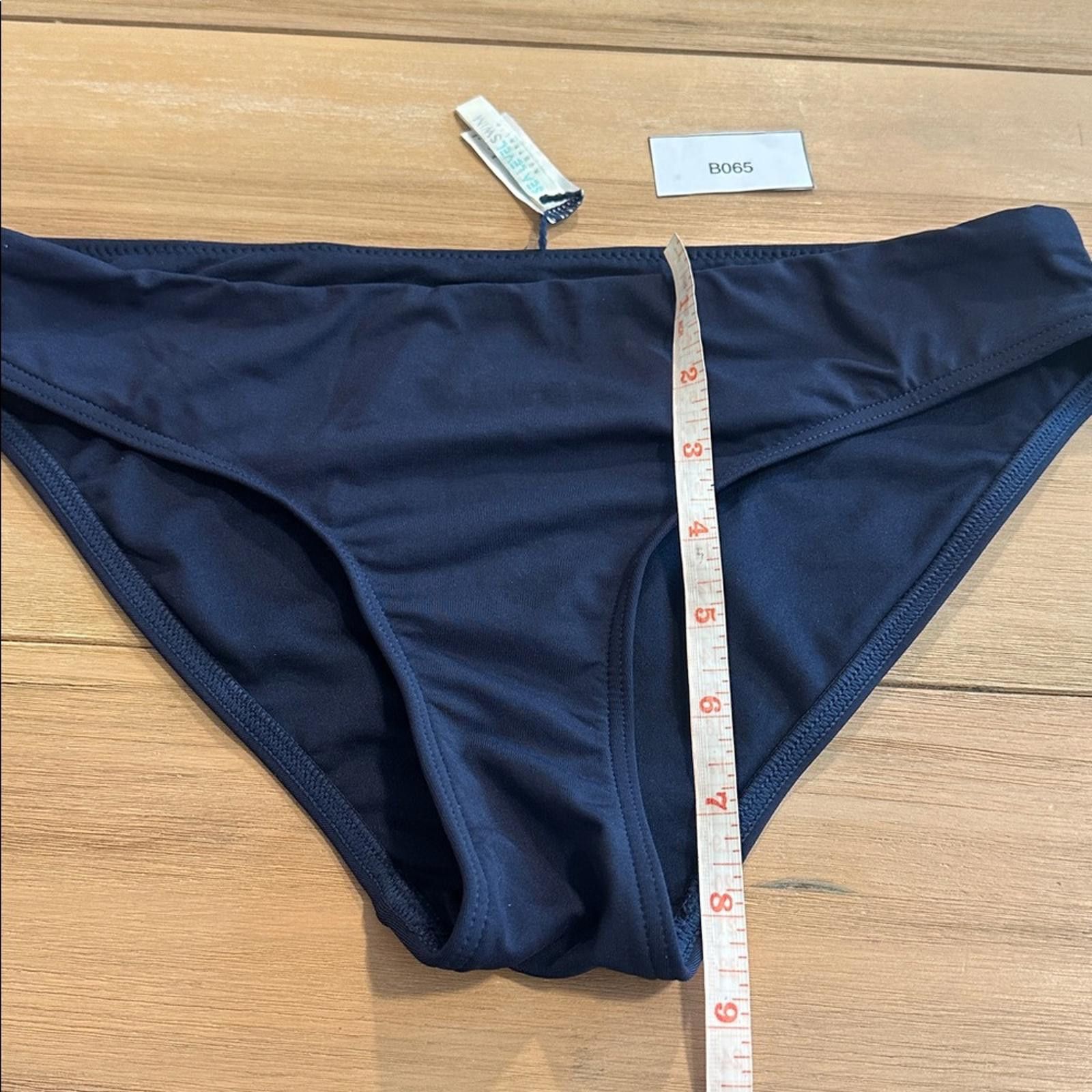 Other Sea Level Swim US 6 Women’s Navy Blue Bikini Bottom NWOT Size ONE SIZE - 4 Thumbnail