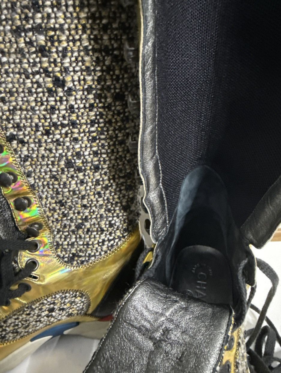 Chanel CHANEL Fall 2014 Tweed High Top Sneakers Boots Rare Size US 5 / IT 35 - 5 Thumbnail