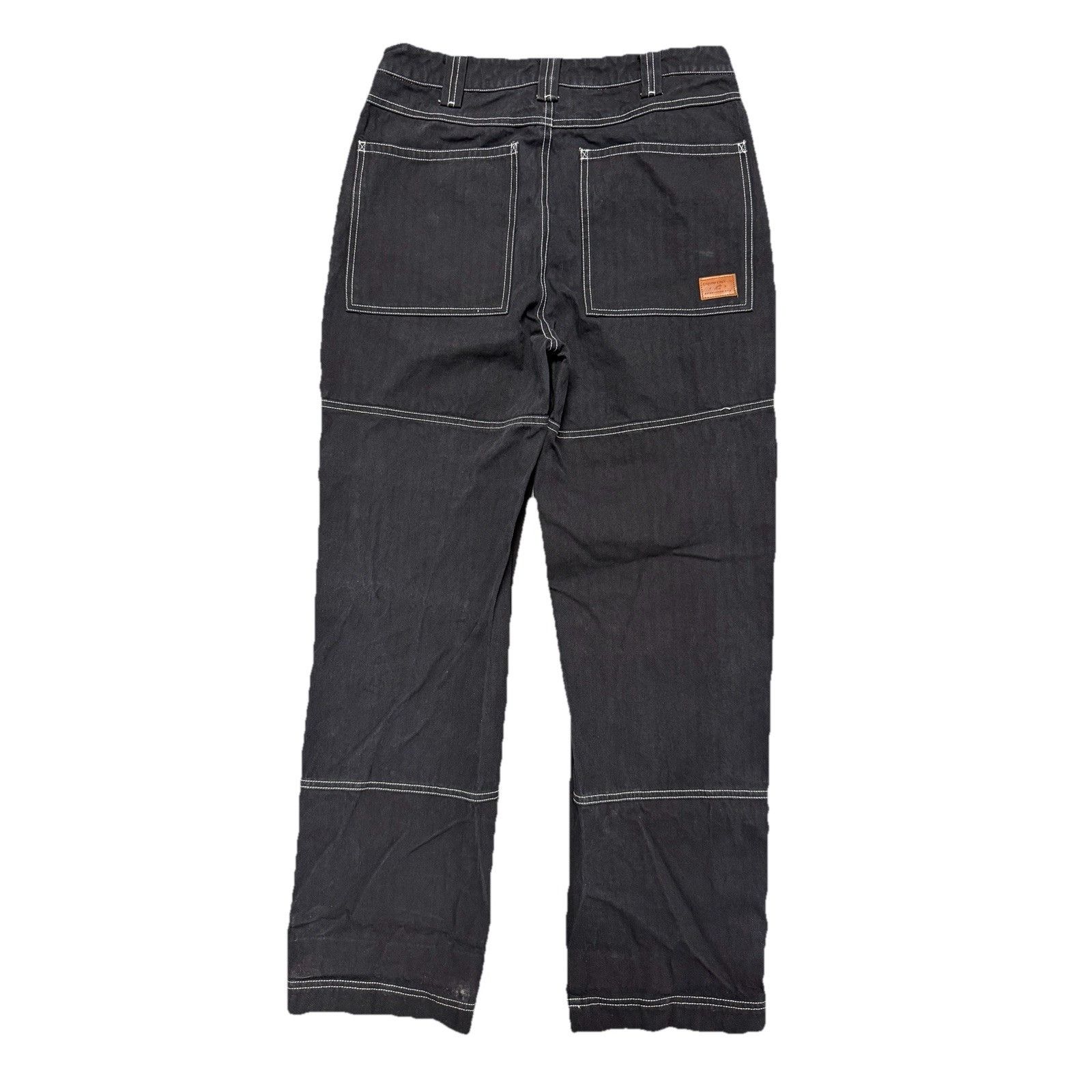 Vintage Liquid Lagoon Skater Pants Black Streetwear Skate Emo Goth G Size US 30 / EU 46 - 2 Thumbnail
